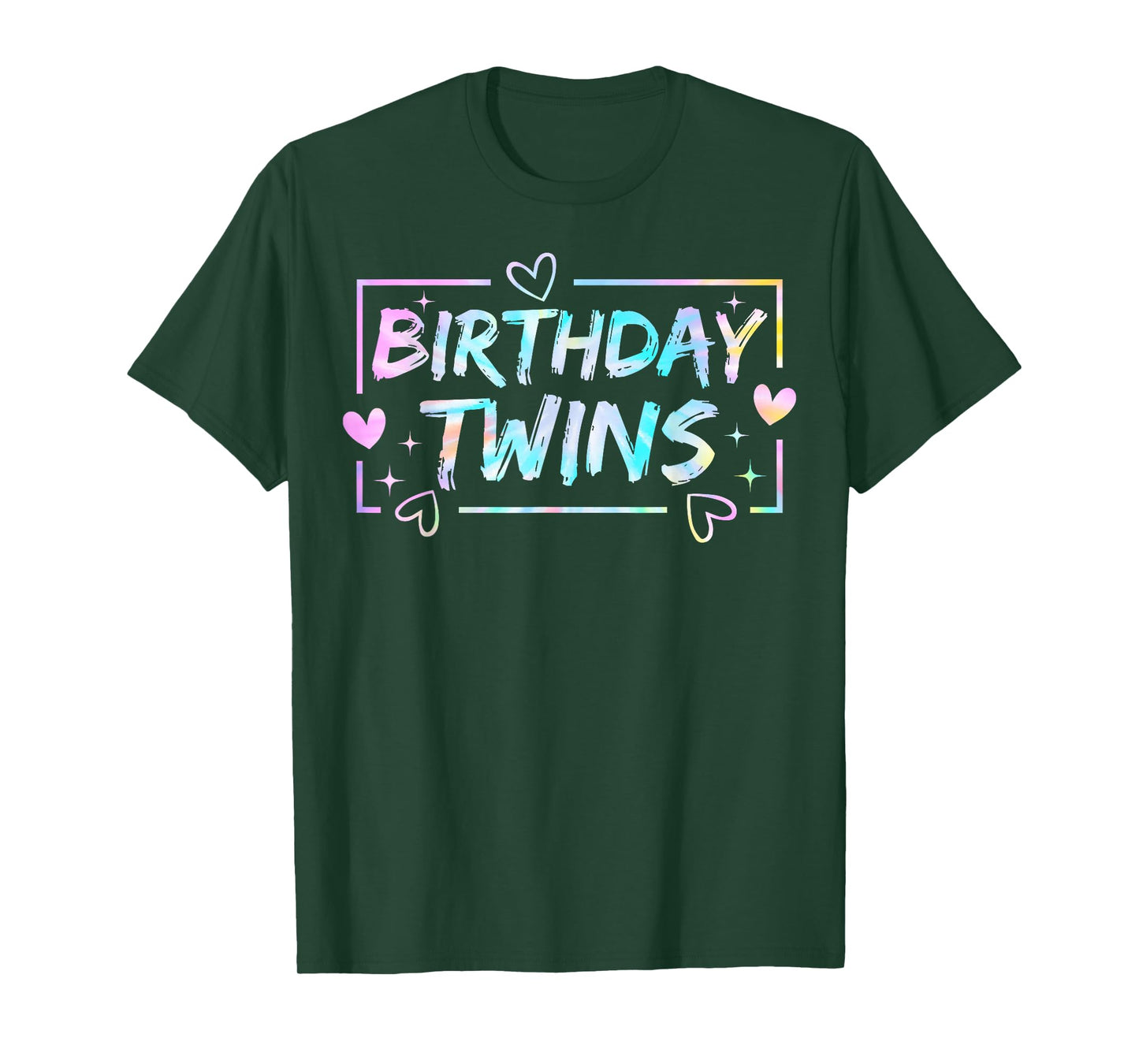 Birthday Twins Retro Matching Twin Birthday Boys Girls T-Shirt