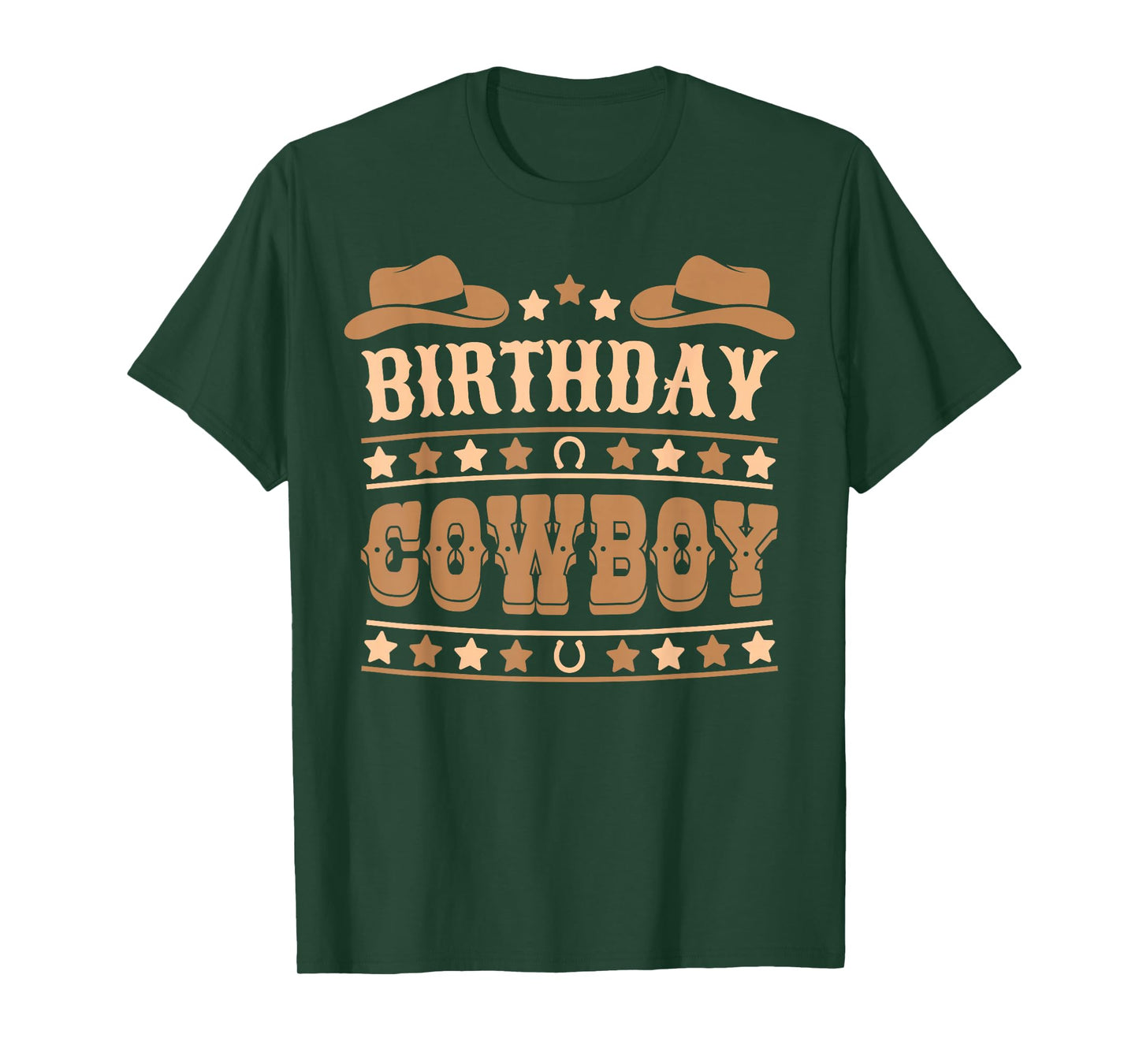 Birthday Cowboy Outfit Cute Western Bday Boys Kids Birthday T-Shirt