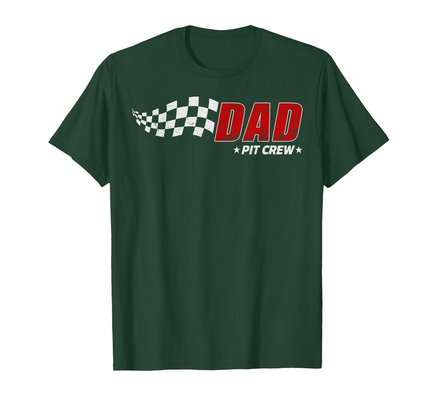 Dad Pit Crew Race Car Birthday Family Matching Pit Crew T-Shirt