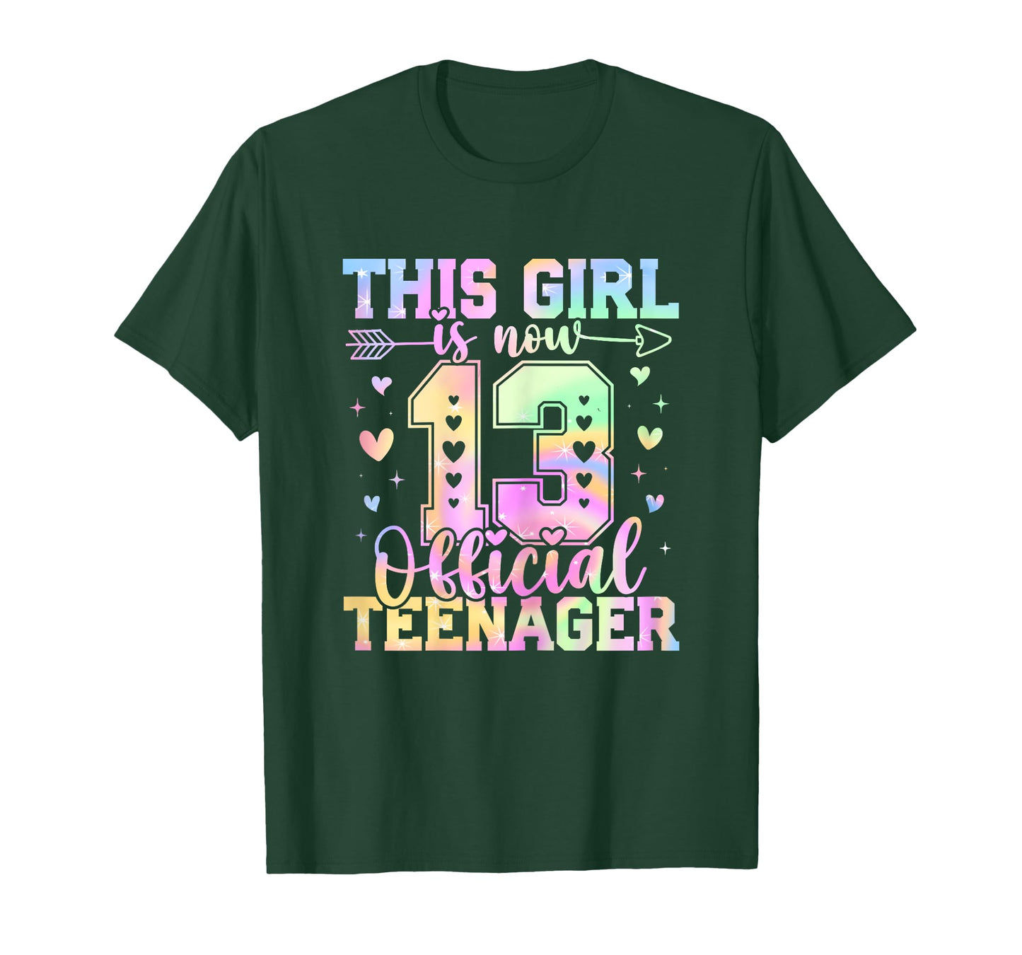 This Girl Is Now 13 Official Teenager 13th Birthday T-Shirt
