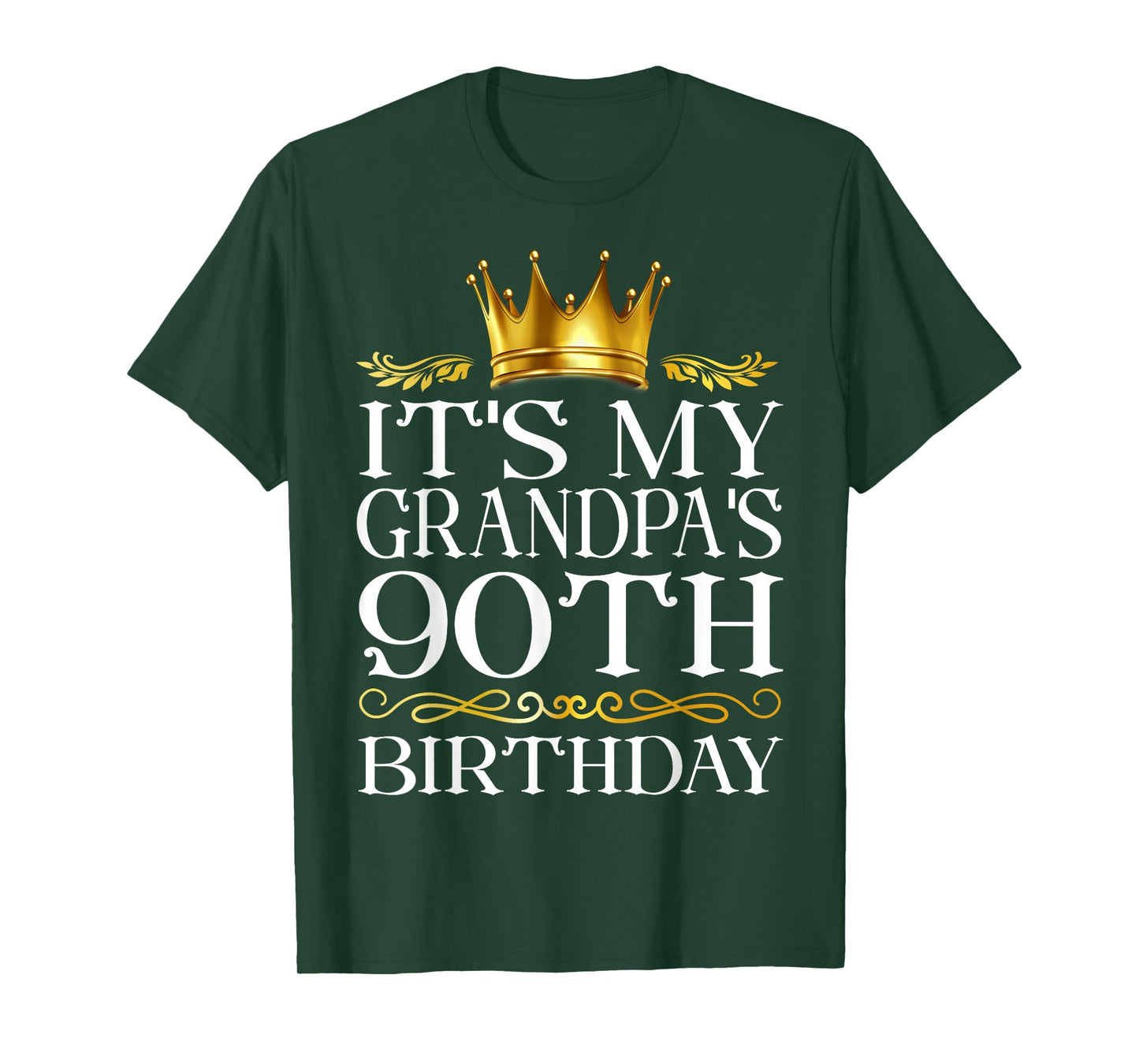 It's My Grandpa's 90th Birthday Happy Birthday 90 Years Old T-Shirt