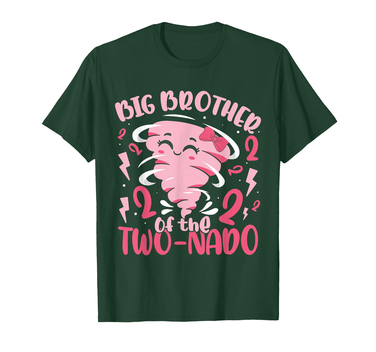 Big Brother of the Two-nado Tornado Theme 2nd Birthday Party T-Shirt