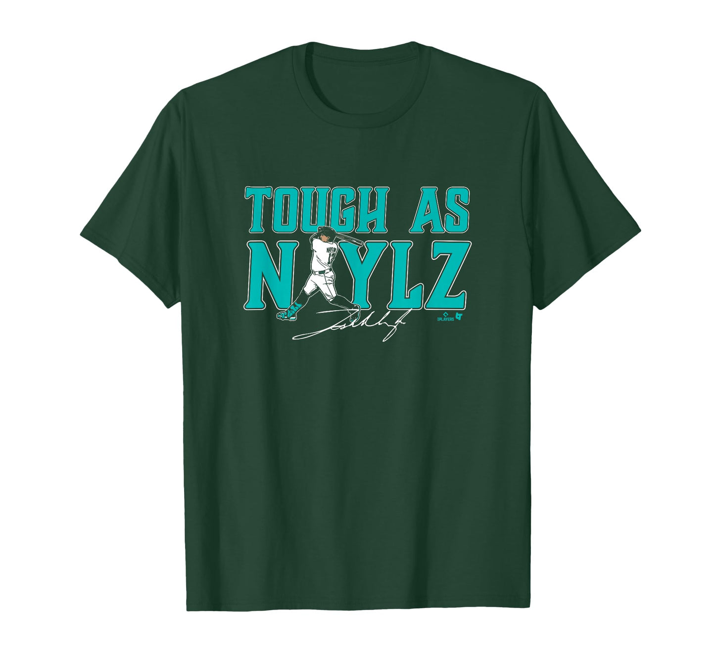 Josh Naylor - Tough as Naylz (Navy) - Seattle Baseball T-Shirt