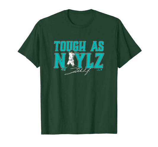 Josh Naylor - Tough as Naylz (Navy) - Seattle Baseball T-Shirt