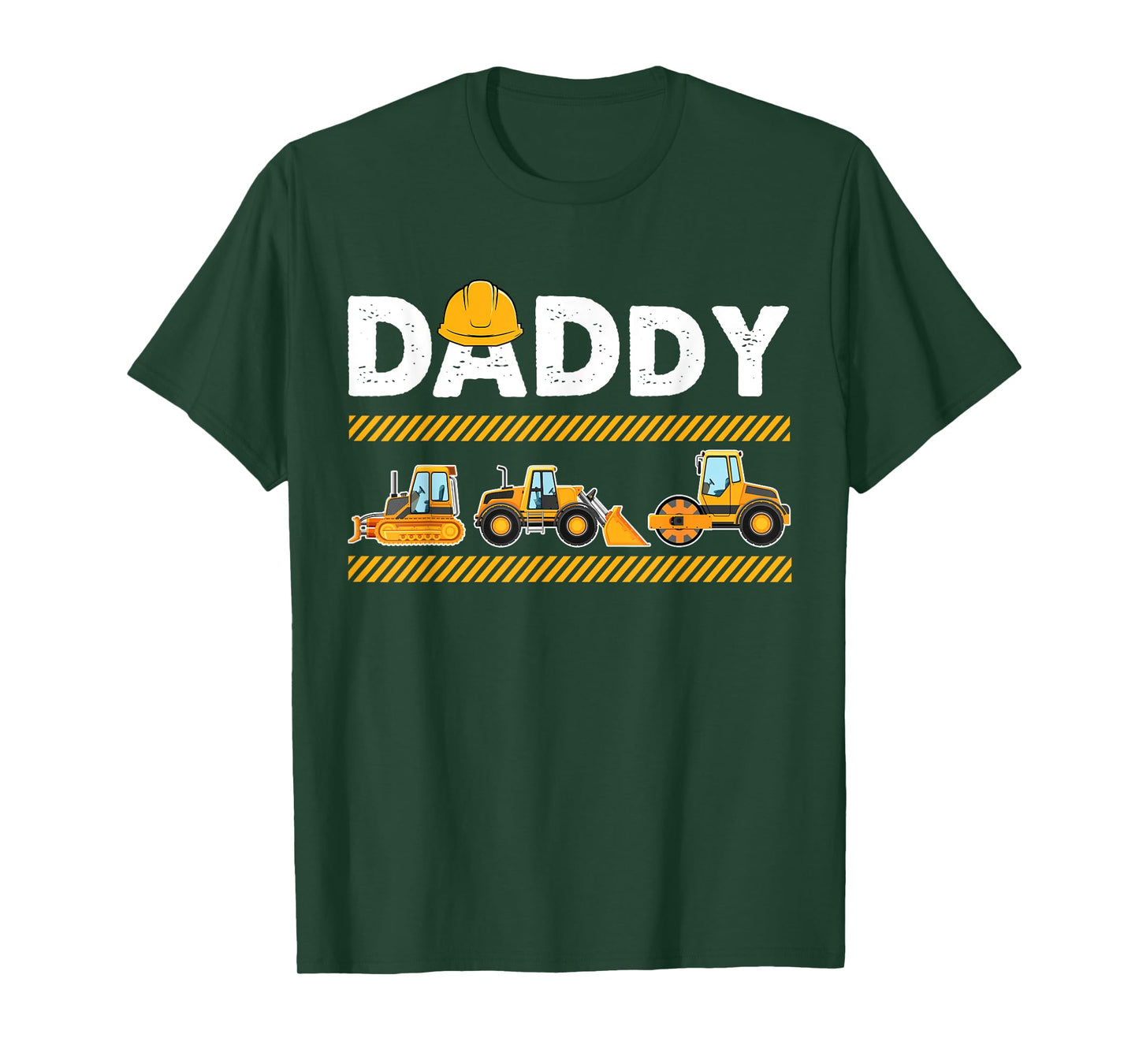 Funny Daddy Construction Excavator Kids Matching Family T-Shirt