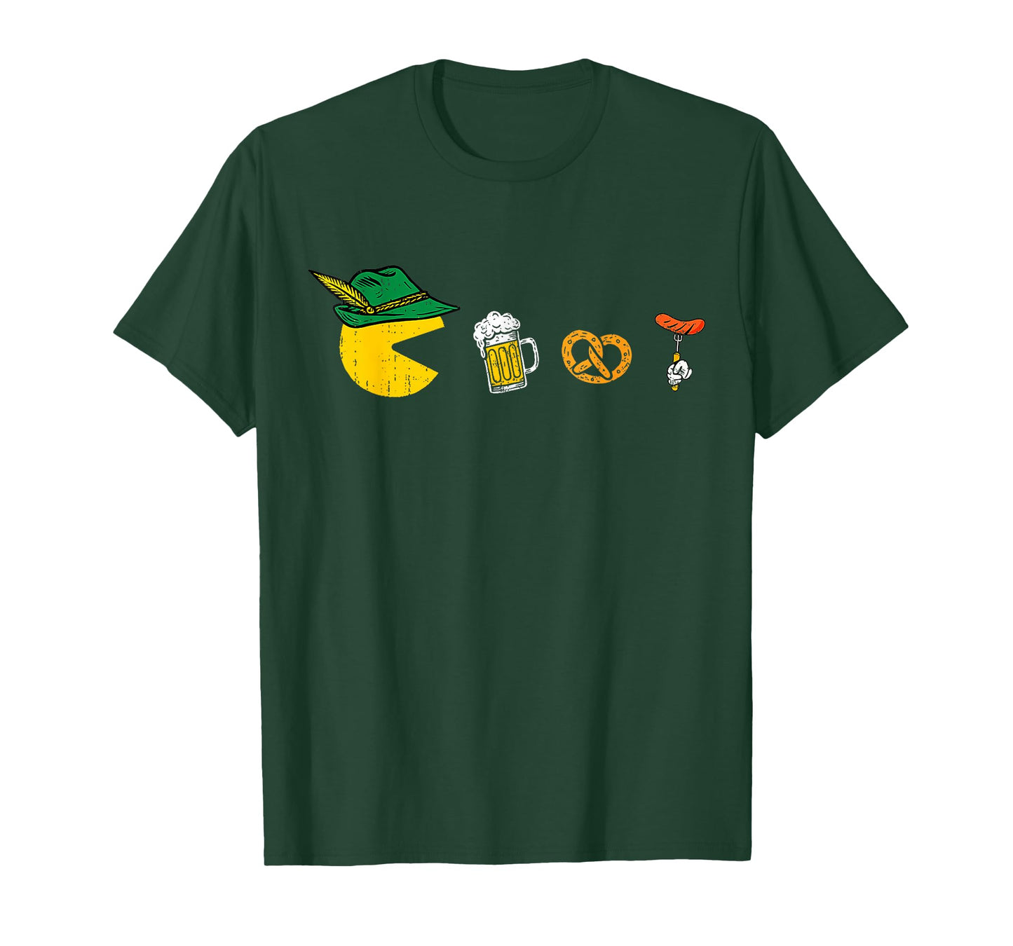 Funny Gamer Oktoberfest Lederhosen Drinking Beer Festival T-Shirt