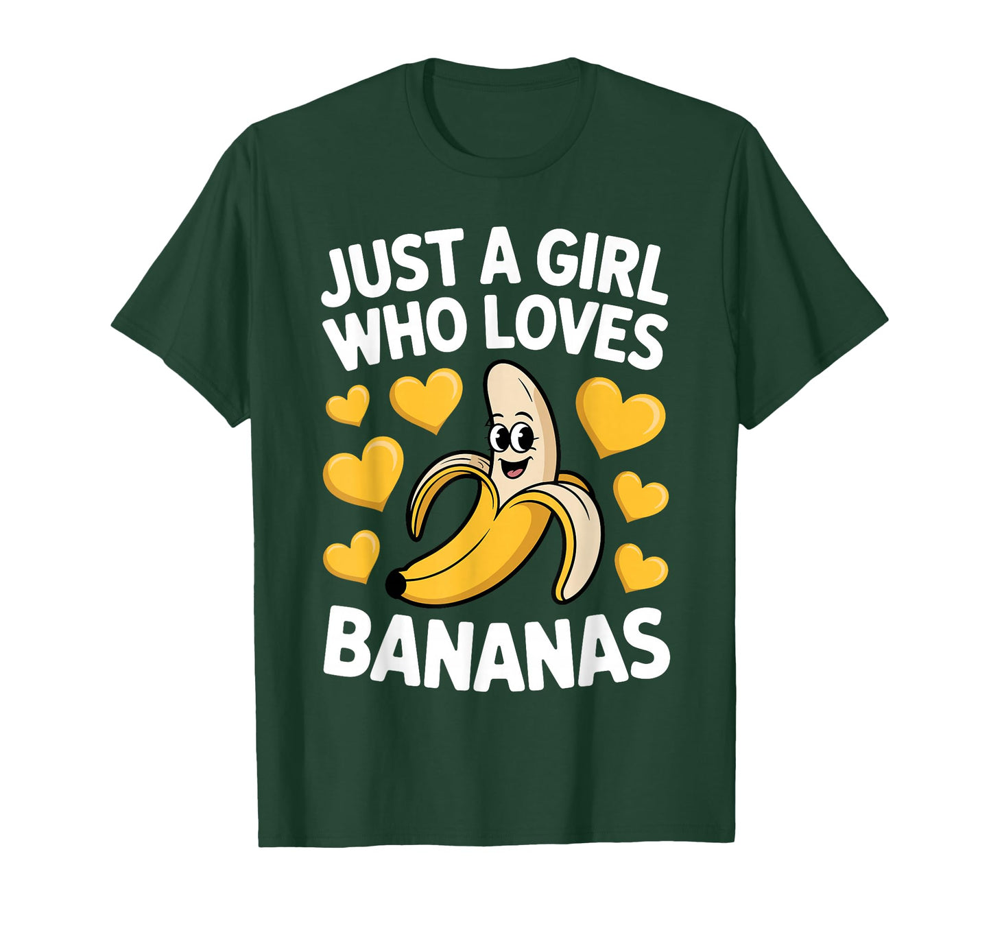 Funny Banana Design for Women Girls Banana Lovers Banana T-Shirt