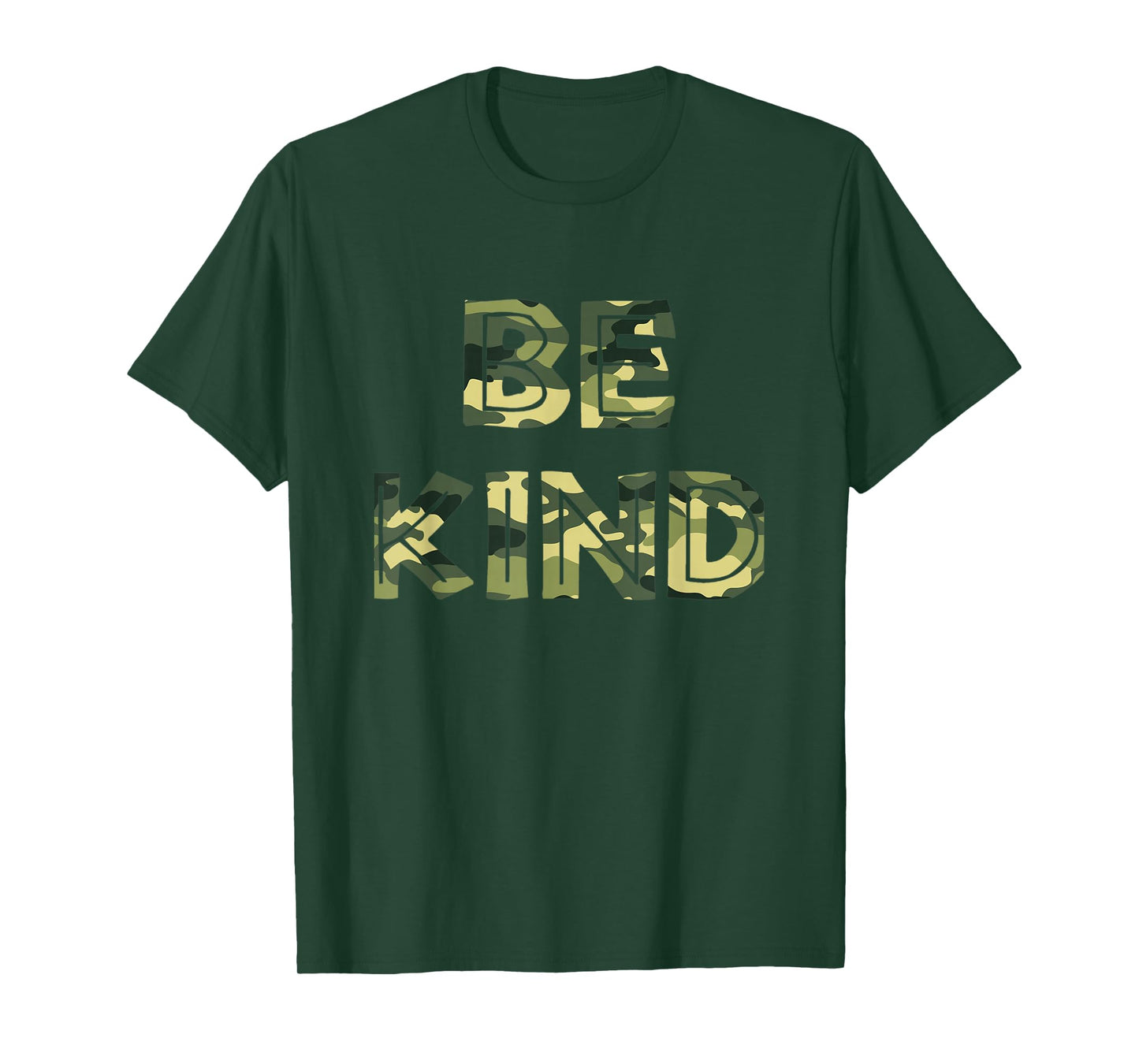 Be Kind Camo Military Anti-bullying T-Shirt