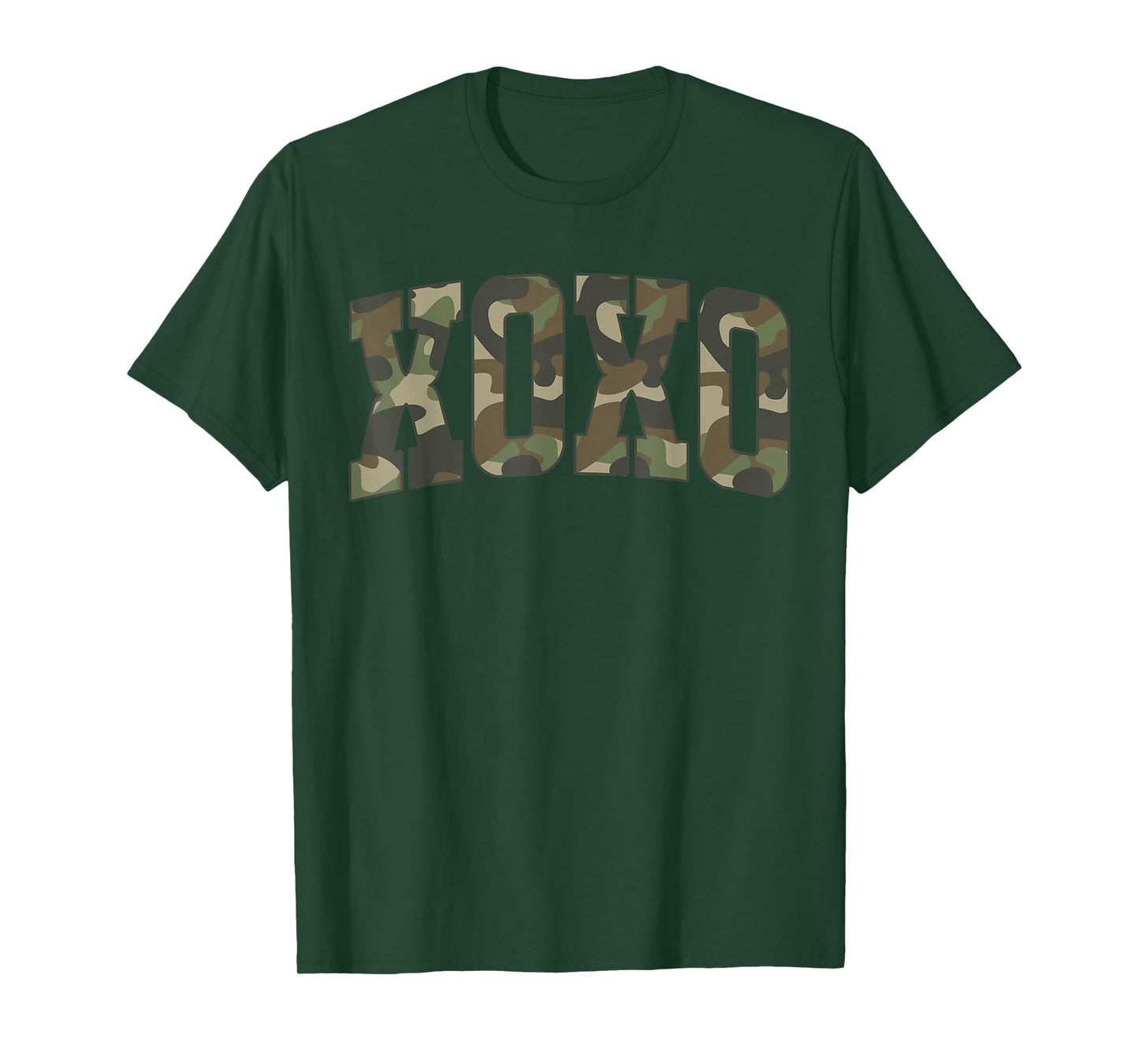 Retro Camo XOXO Valentines Camouflage Funny Hunting Season T-Shirt