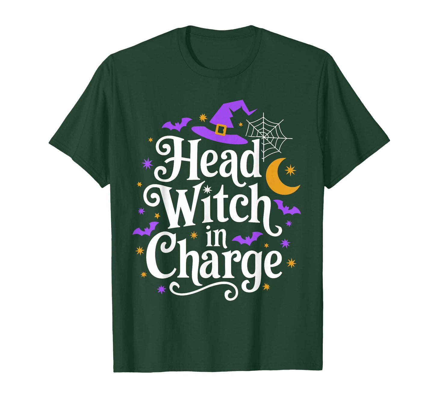 Head Witch In Charge Funny Halloween Costume for Witches T-Shirt