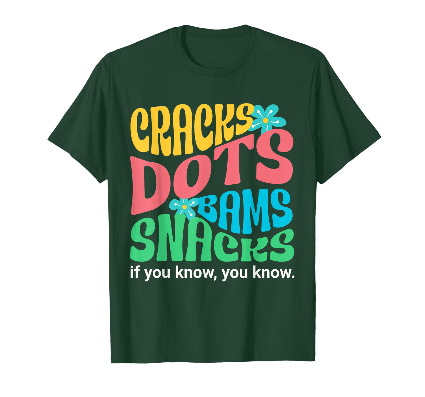 Retro Mahjong Cracks Dots Bams Snacks, Women Groovy Floral T-Shirt