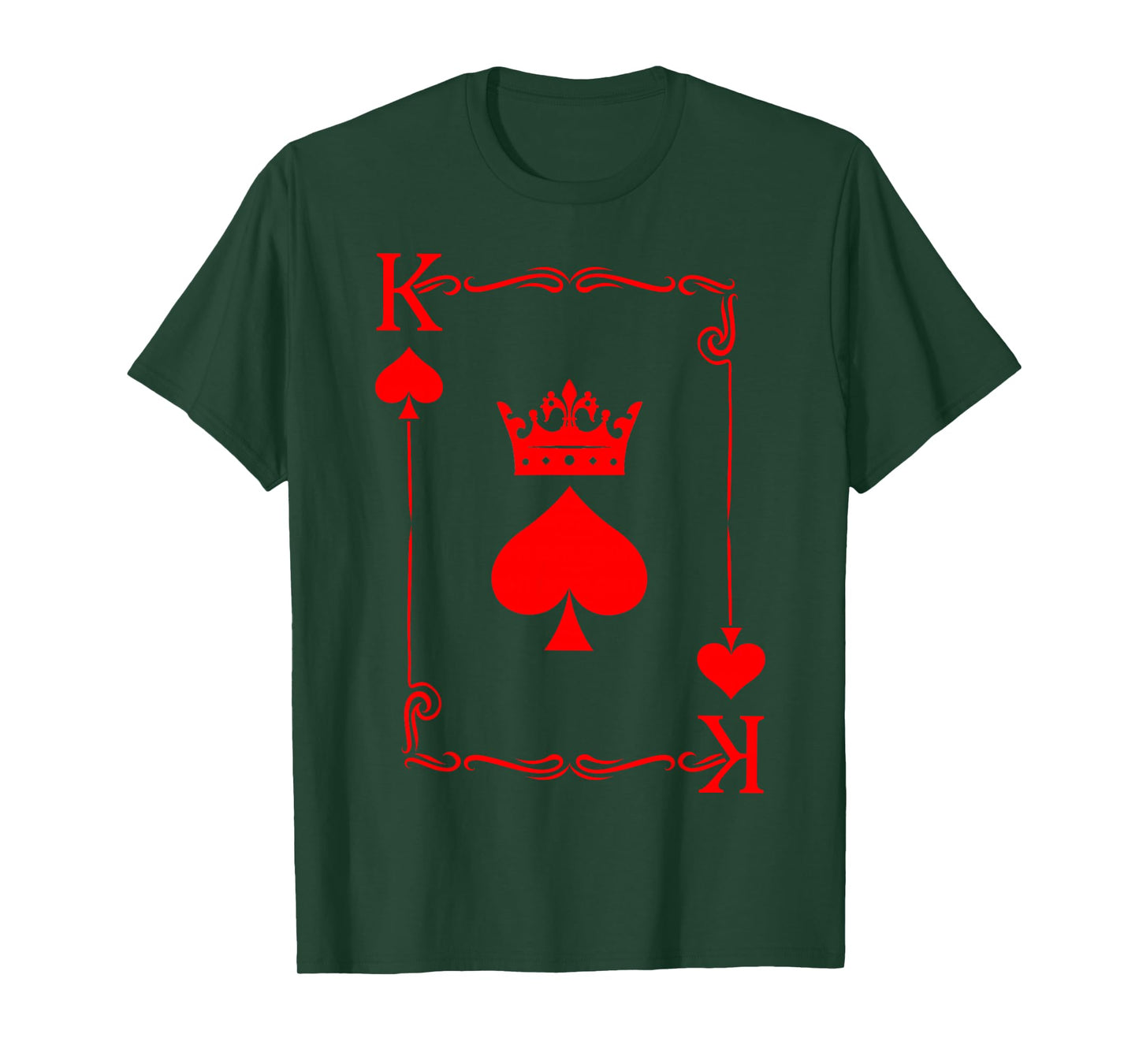 King of Spade Game Black History Playing Card Men Boy T-Shirt