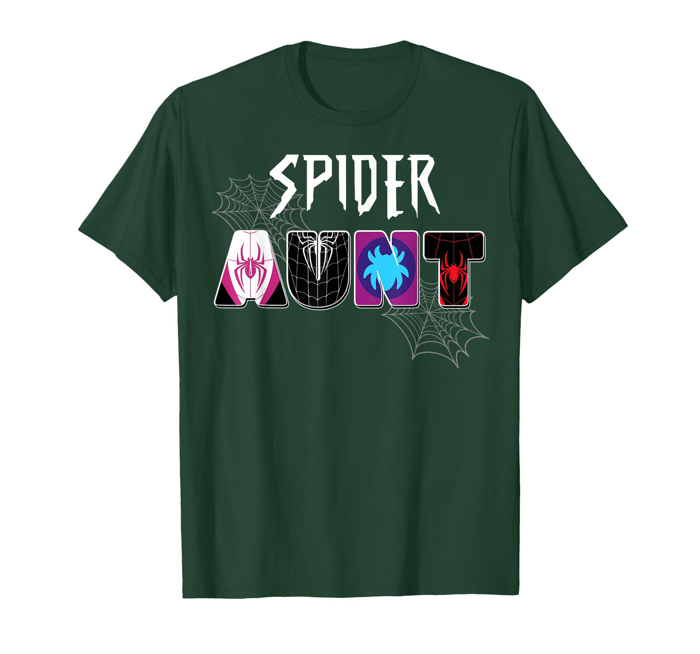 Birthday Party Spider Outfit Spider Aunt Women Girls T-Shirt
