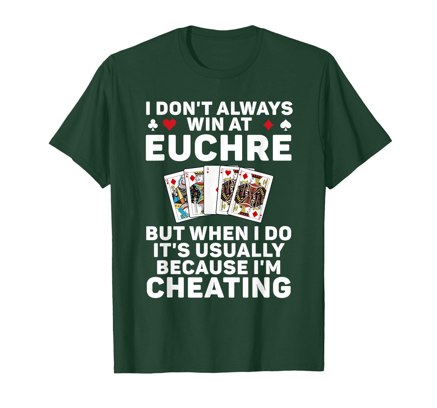 Cool Euchre Art for Men Women Euchre Partner Card Game Lover T-Shirt