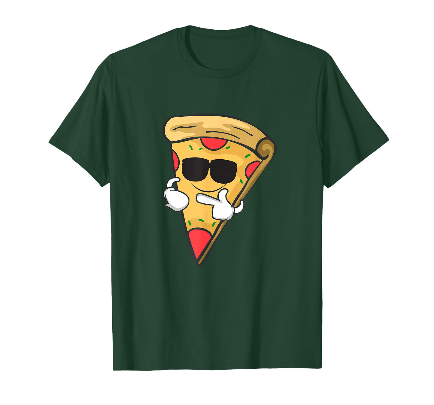 Cool Sunglasses Pizza T Shirt Gift Boys Girls Women Men T-Shirt