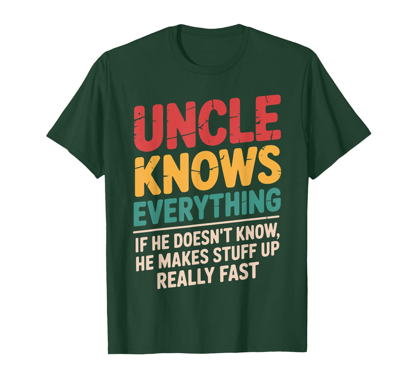 Cool Uncle Design For Uncle Men From Nephew Niece New Uncle T-Shirt