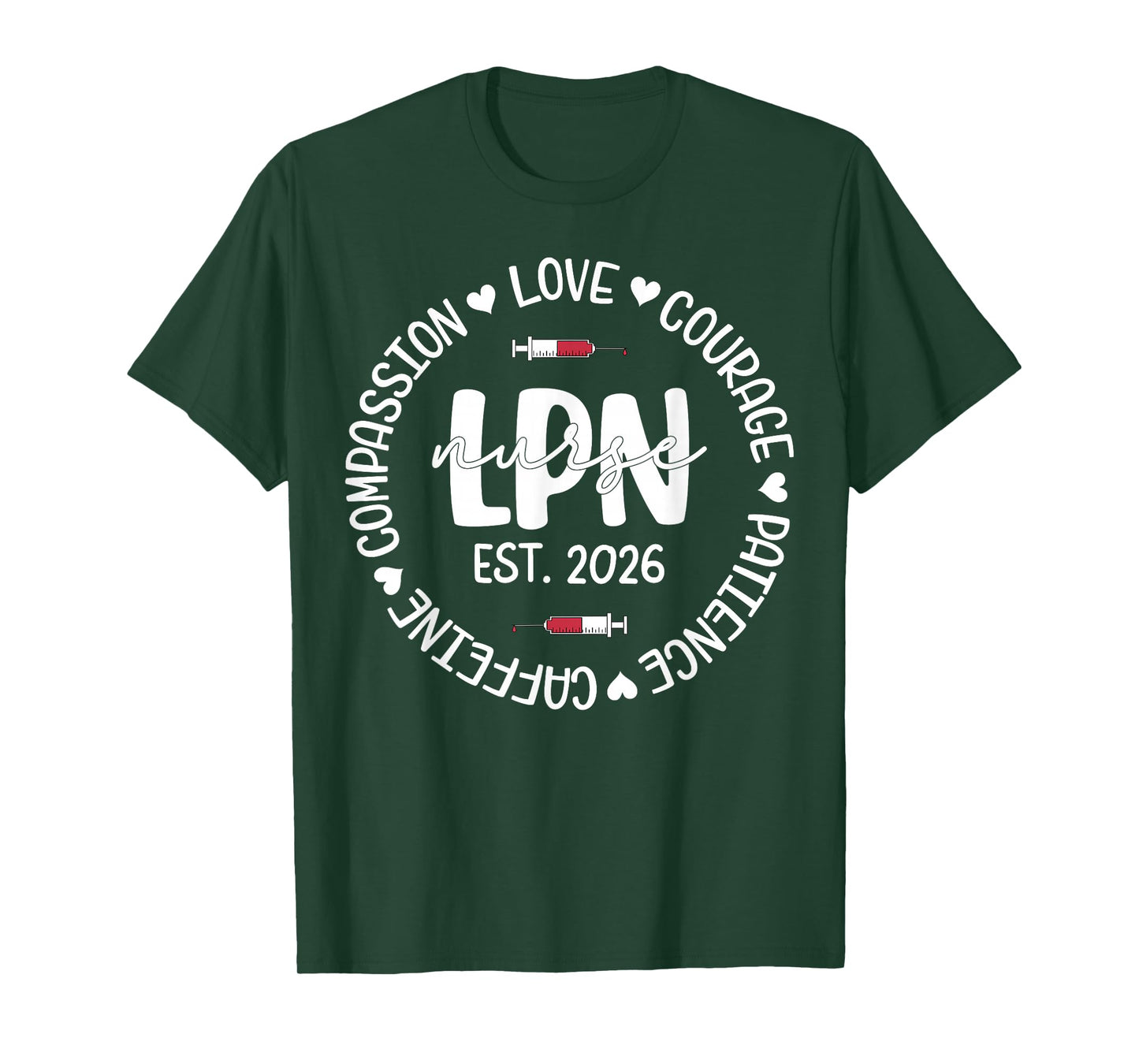 Licensed Practical Nurse Est 2026 LPN LVN Nursing Graduation T-Shirt