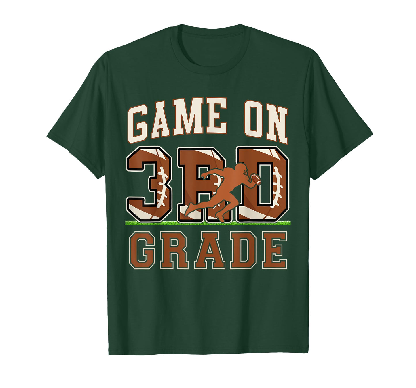 First Day of 3rd Grade Boys Football Game On Third Grade T-Shirt
