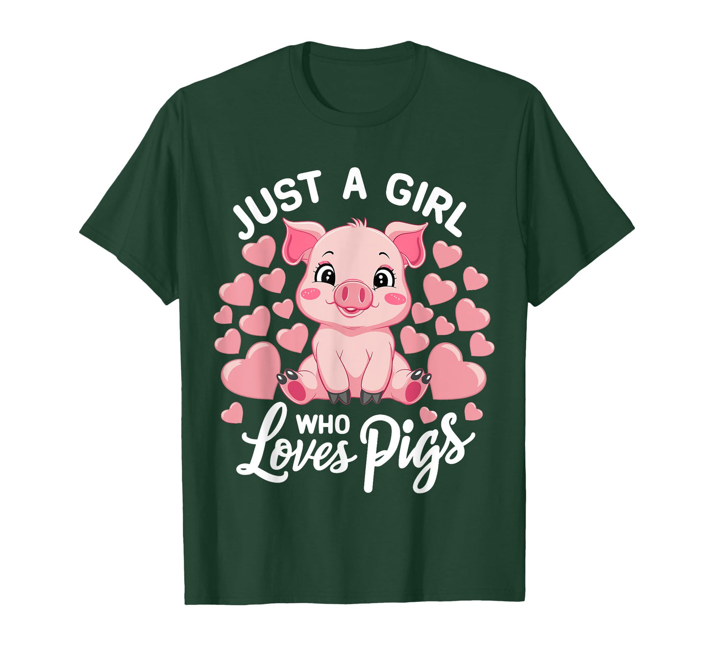 Just A Girl Who Loves Pigs T-Shirt