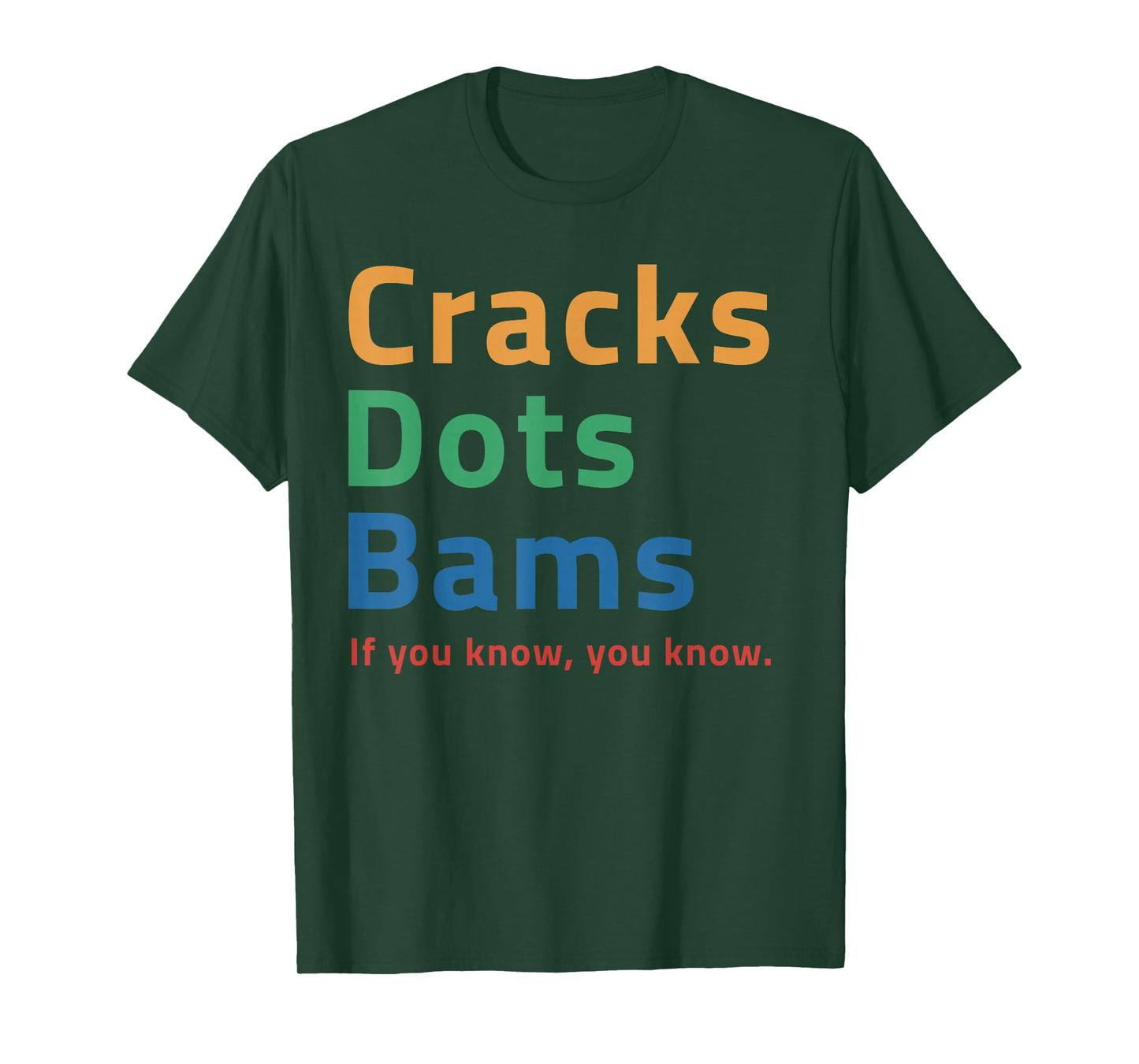 Cracks Dots Bams If You Know Mahjong T-Shirt