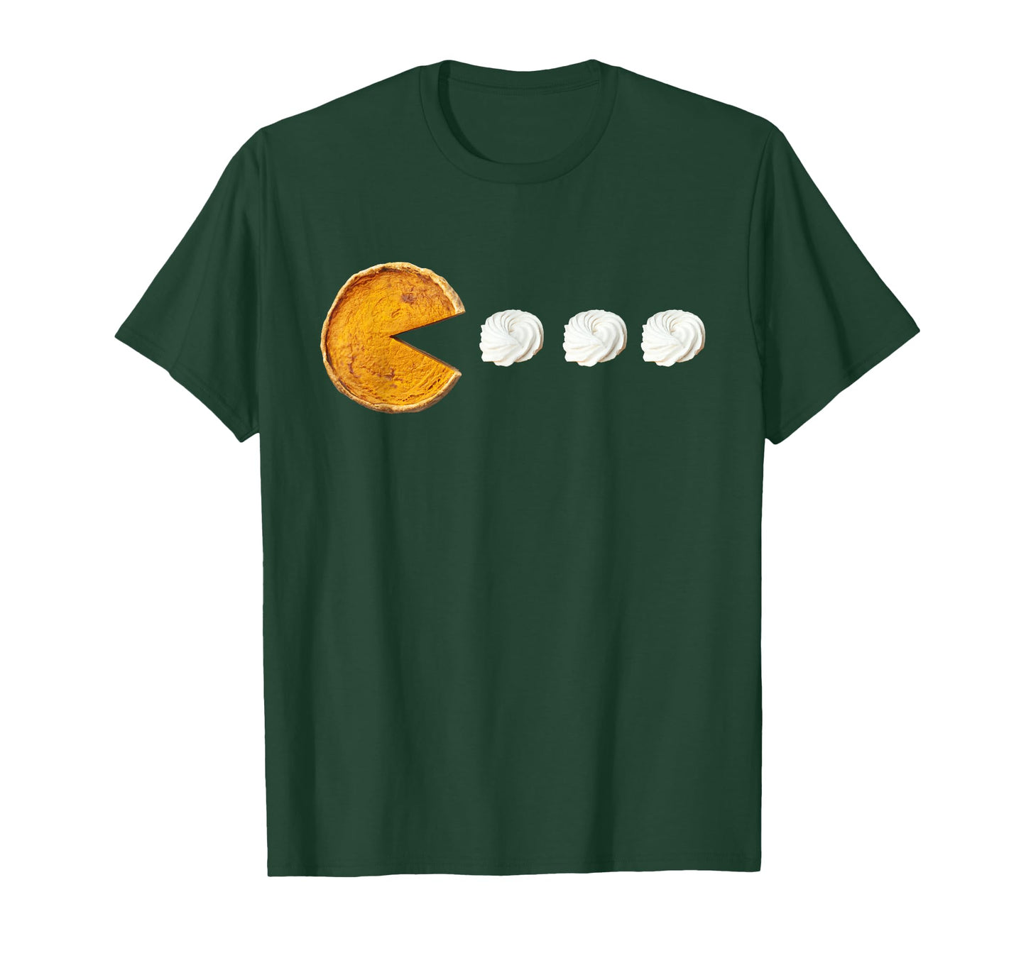 Pumpkin Pie Eating Cream Thanksgiving Funny Gamer Boys Teens T-Shirt