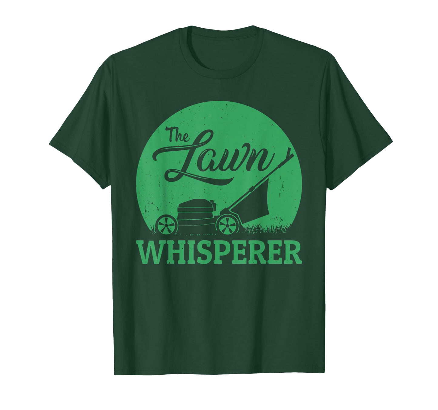 Lawn Whisperer Funny Gardener Lawn Mower Gag Outfit T-Shirt