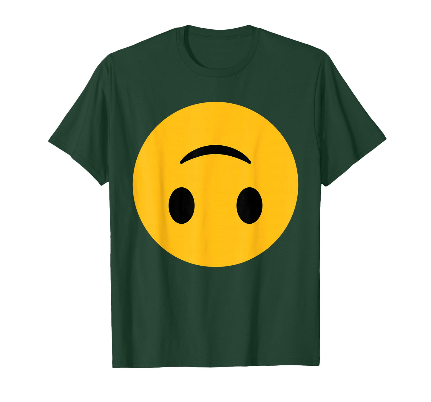 Funny Emoticon Smiling Upside Down Face Silly Sarcasm T-Shirt