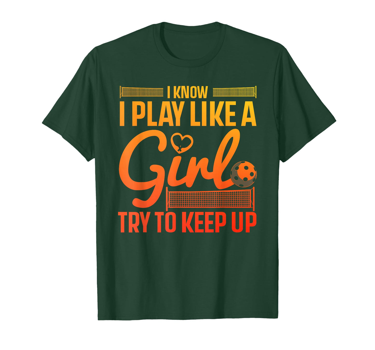 Unique Pickleball Design for Women Girls Pickle Ball Player T-Shirt