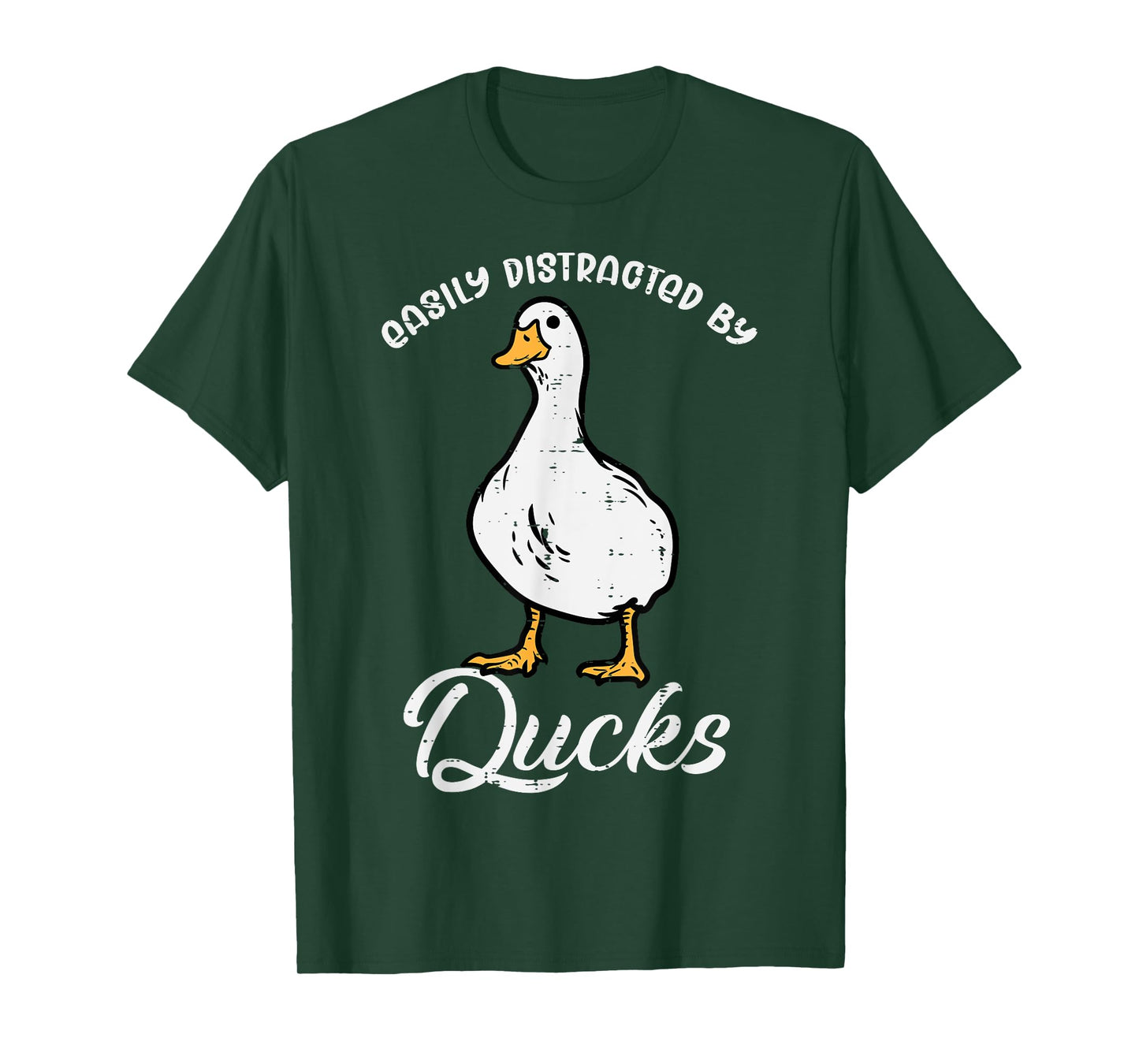 Easily Distracted By Ducks Funny Farmer Hunter Men Women Kid T-Shirt