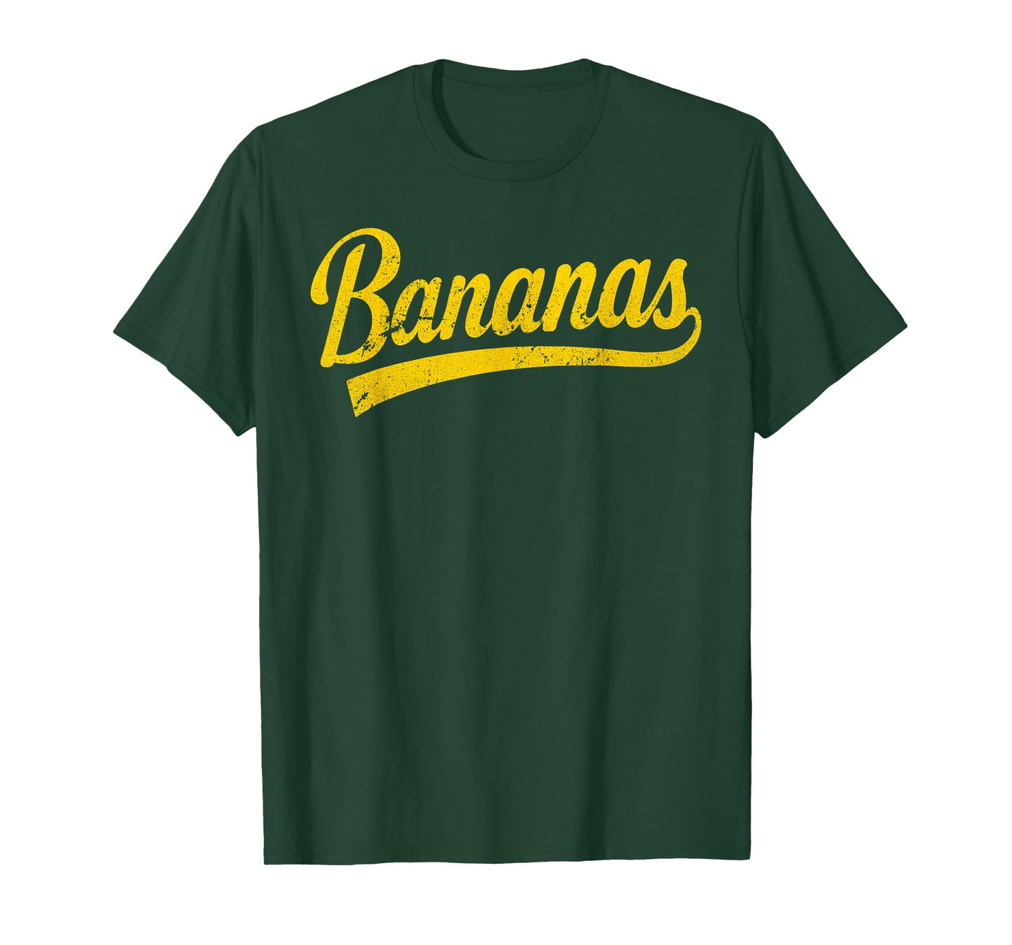 Bananas School Sports Fan Team Spirit Name Design T-Shirt