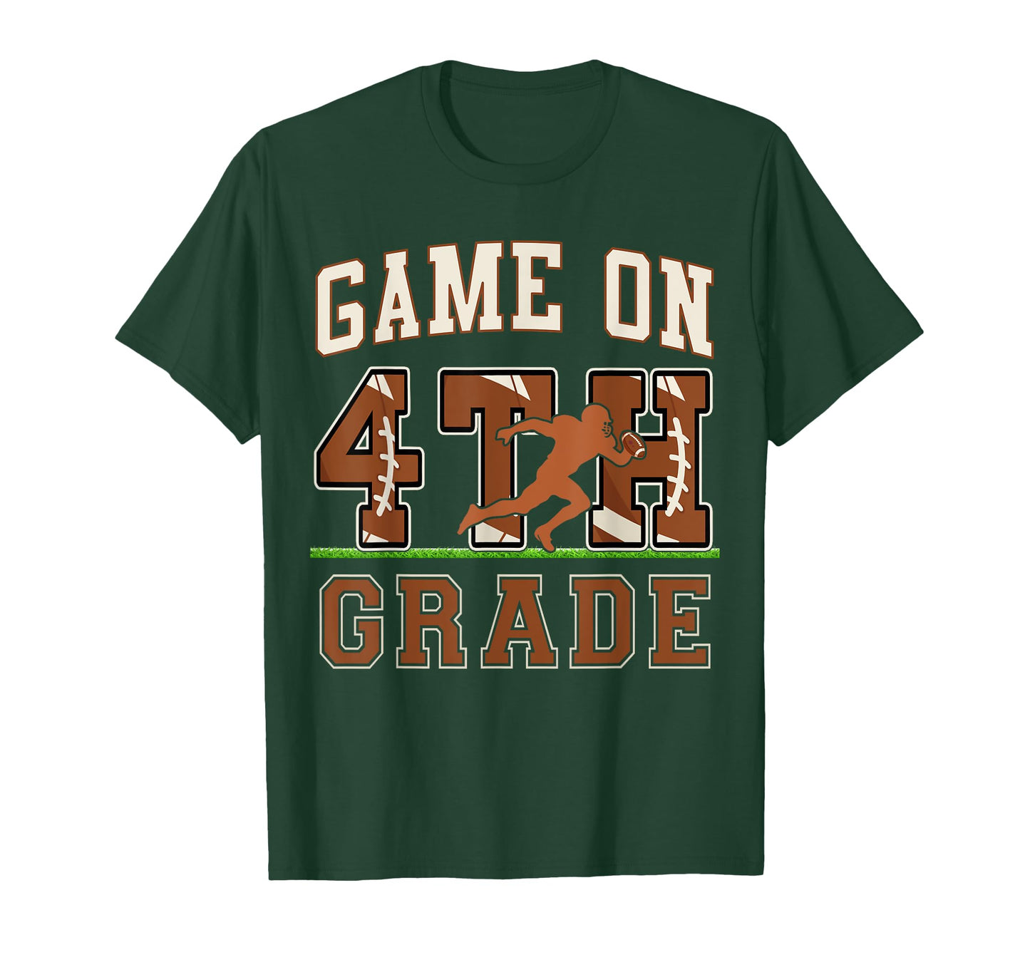 First Day of 4th Grade Boys Football Game On Fourth Grade T-Shirt