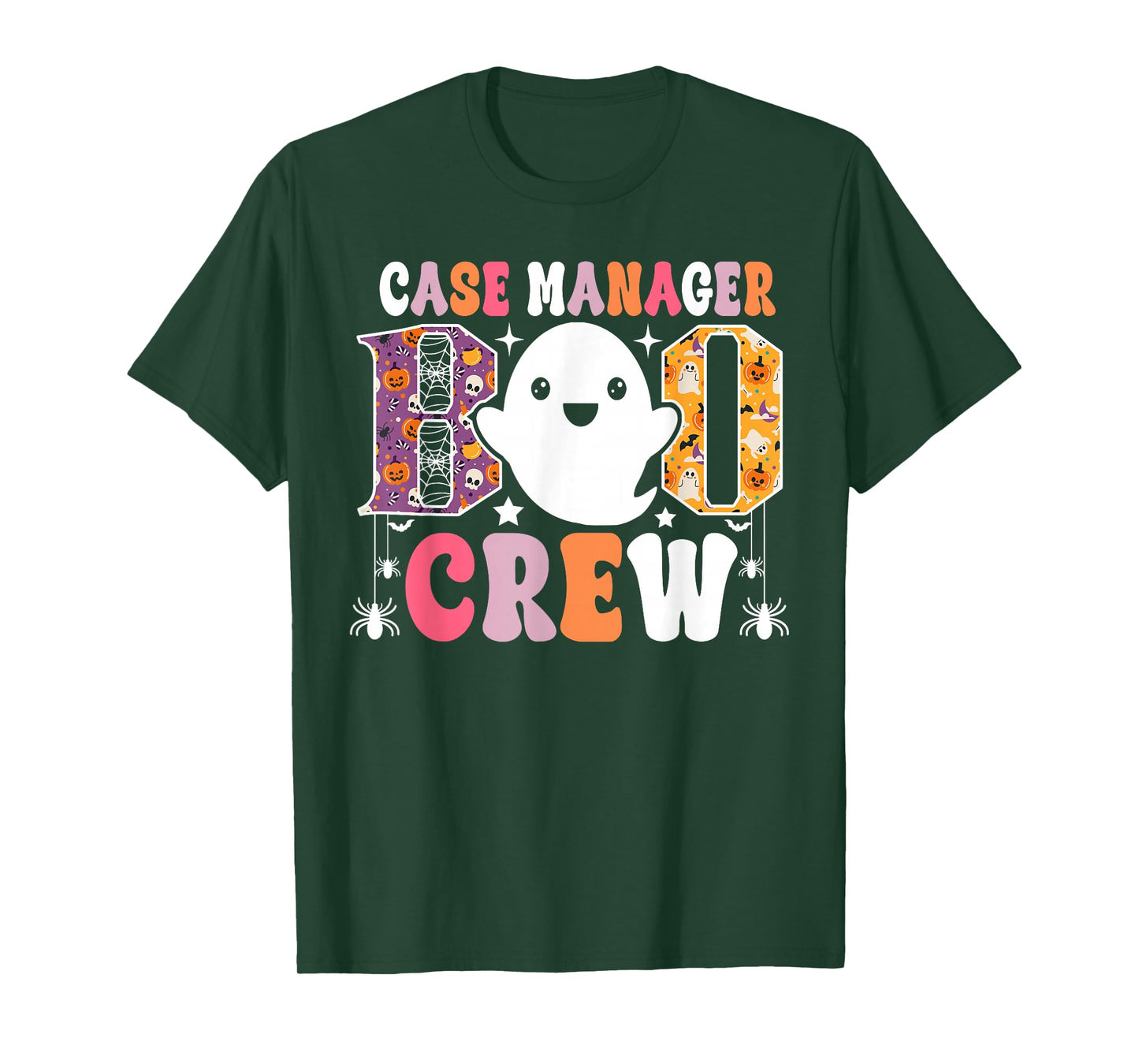 Case Manager Boo Crew Funny Ghost Halloween Costume T-Shirt
