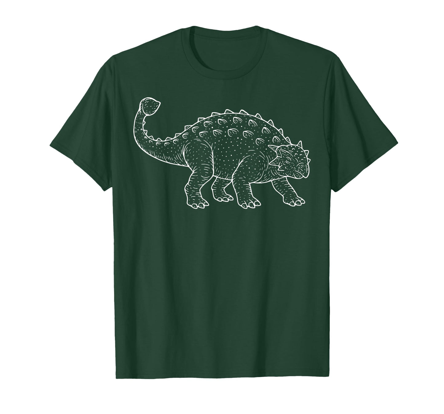 Ankylosaurus Illustration Dinosaur T-Shirt