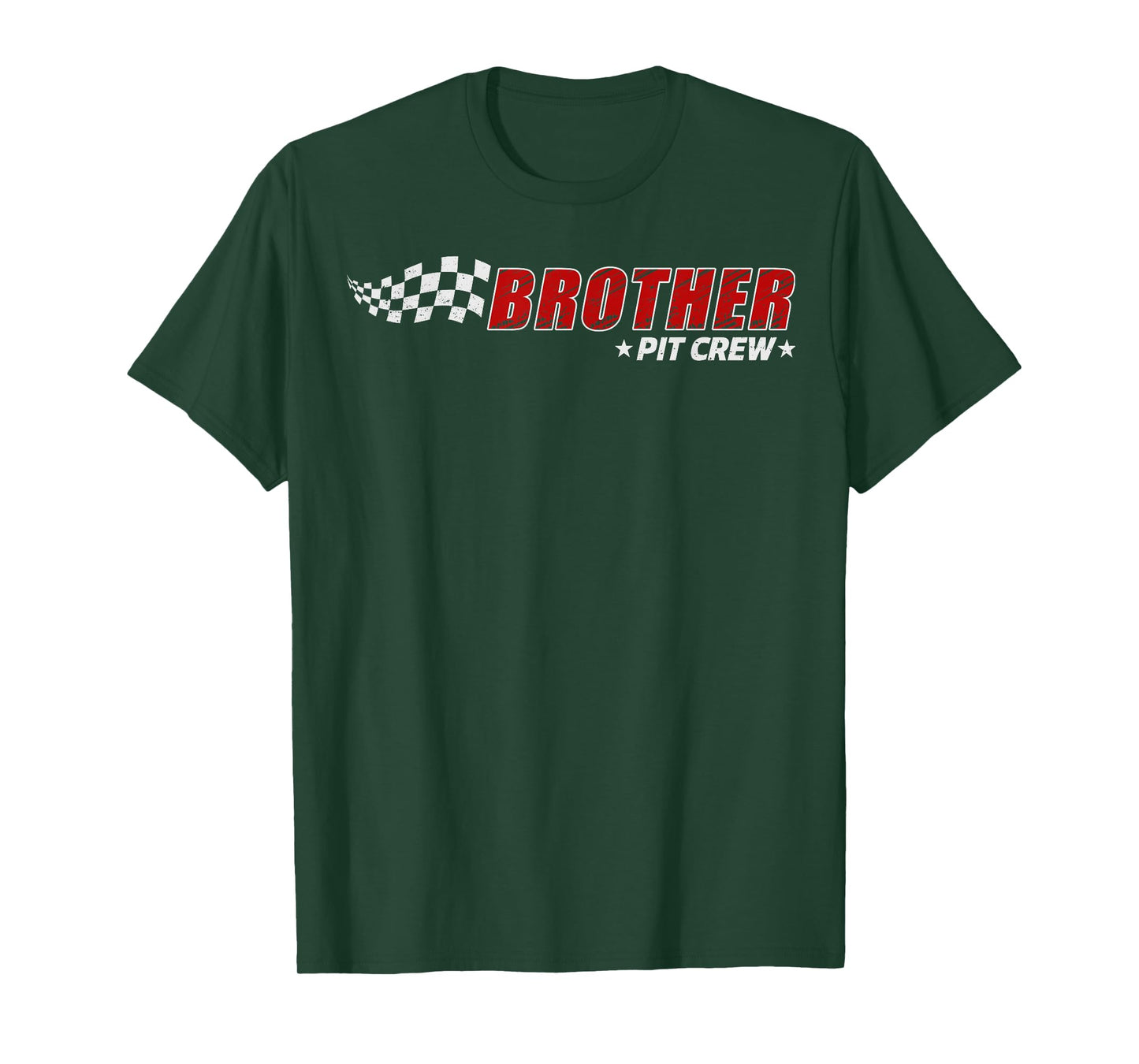 Brother Pit Crew Race Car Birthday Family Matching Pit Crew T-Shirt
