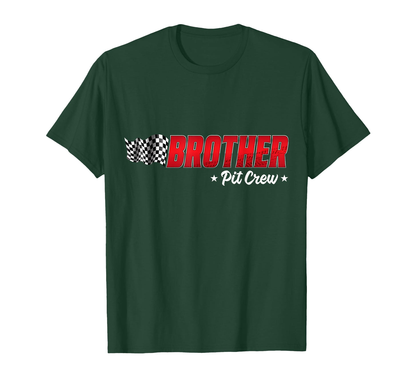 Brother Pit Crew Race Car Birthday Family Racing Boys T-Shirt