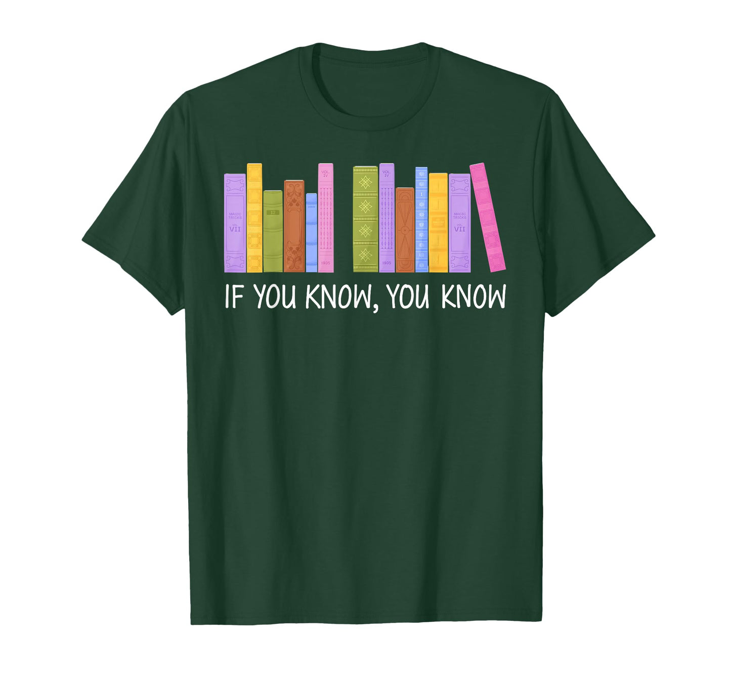 Funny If You Know You Know 6 7 Reading Books Lovers T-Shirt