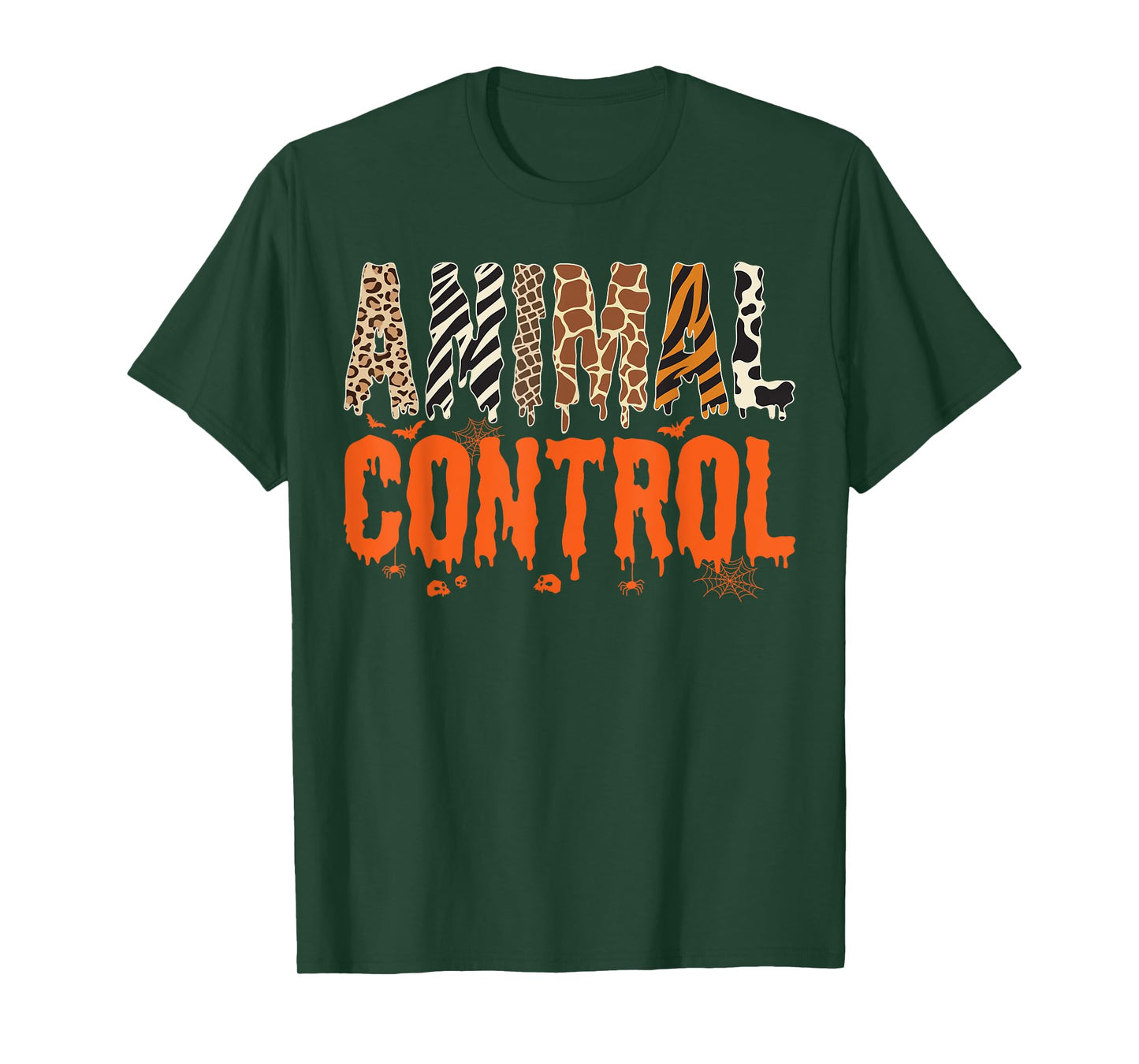 Animal Control Funny Halloween Costume Matching Zoo Party T-Shirt