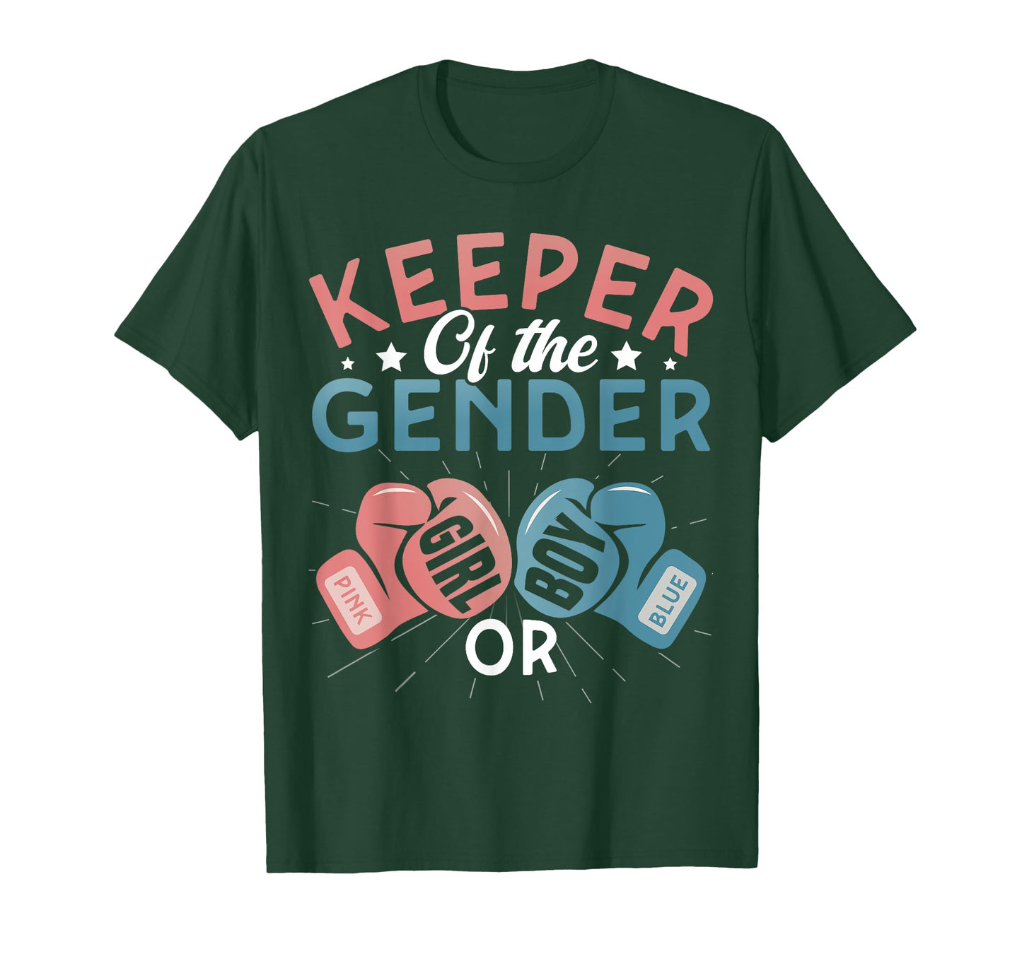 Gender Reveal Party Keeper Of Gender Boxing T-Shirt