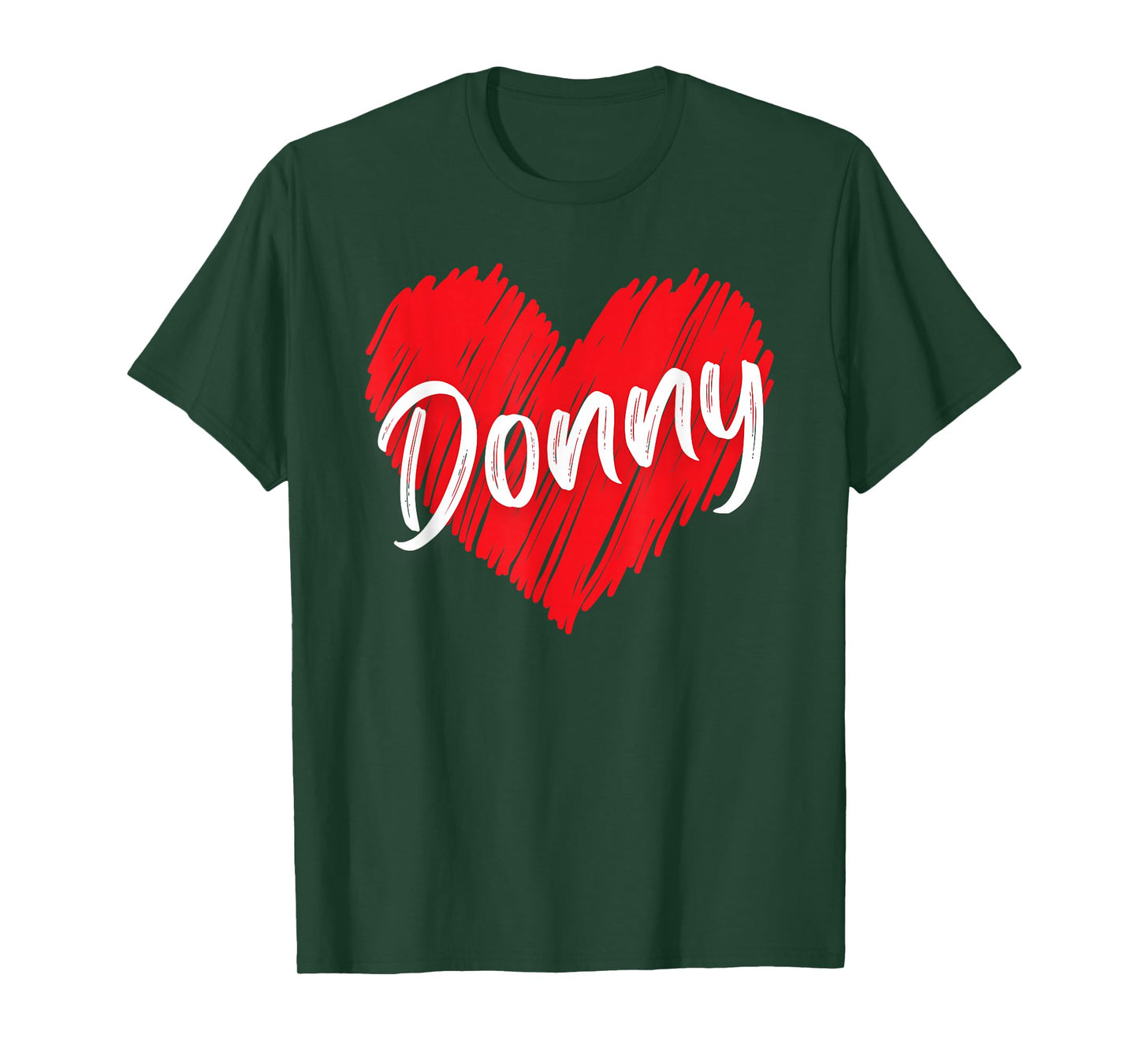 Donny Personalized Name I Love Donny Heart Vintage T-Shirt