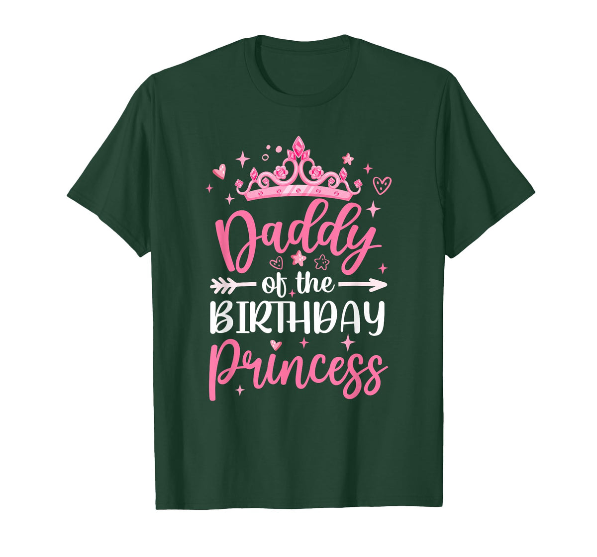 Daddy Of The Birthday Princess Birthday Girl Kid Family T-Shirt