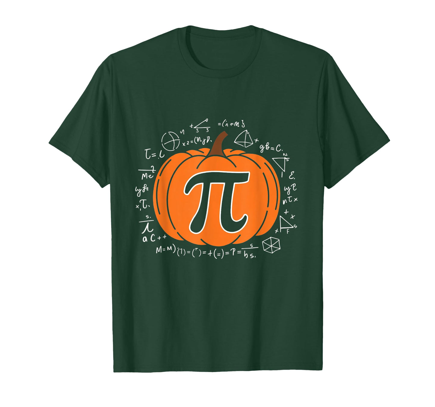 Pumpkin Pi Pie Math Teacher Funny Halloween Thanksgiving T-Shirt