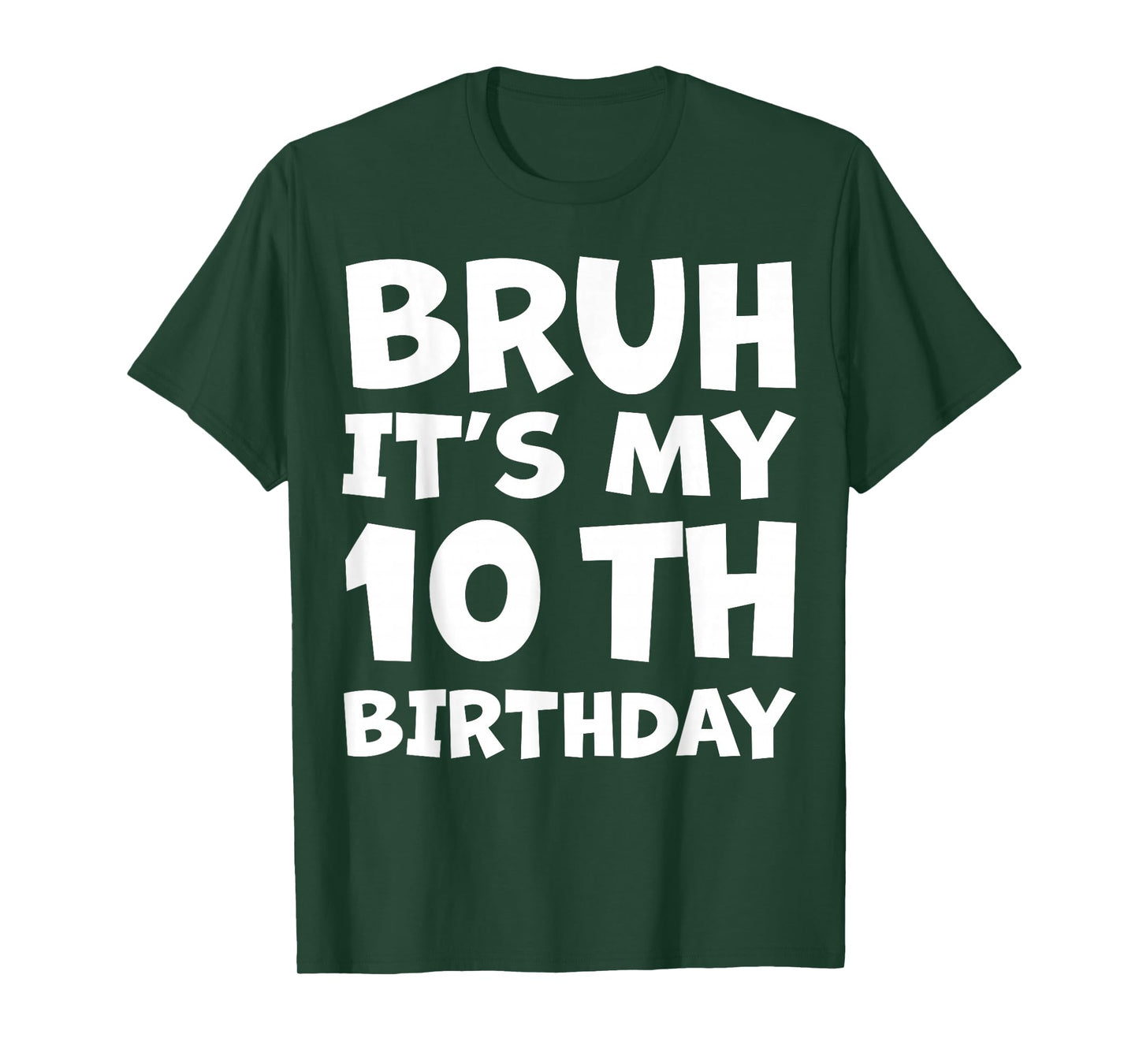 10 Year Old BDay Decorations Son Boy 10yr 10th Birthday T-Shirt
