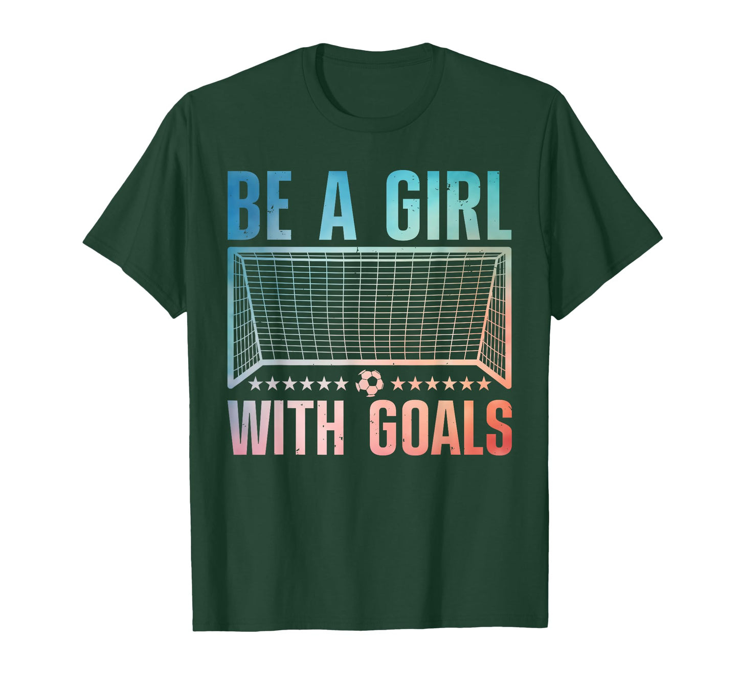 Funny Soccer Art For Women Girls Soccer Player Soccer Lover T-Shirt