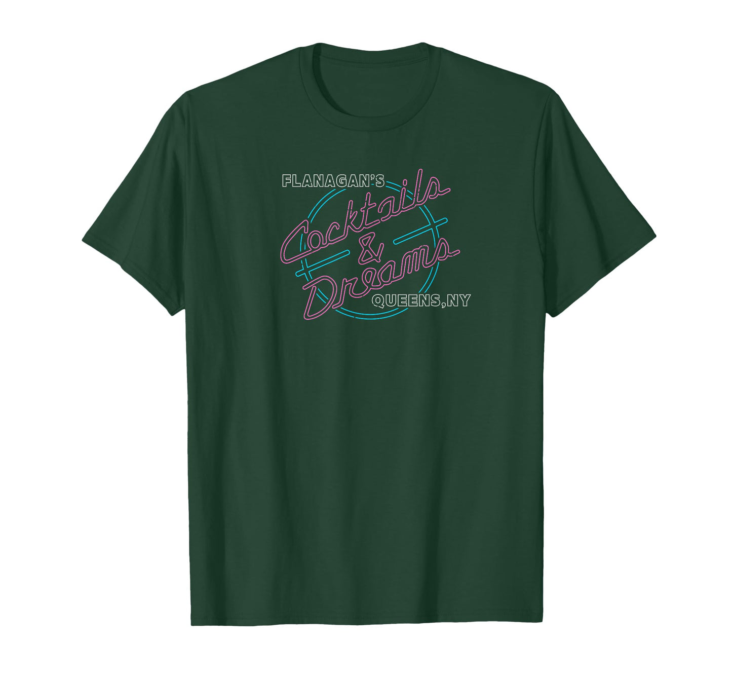 "Cocktails & Dreams" Classic 1980s Funny Mens Womens Graphic T-Shirt