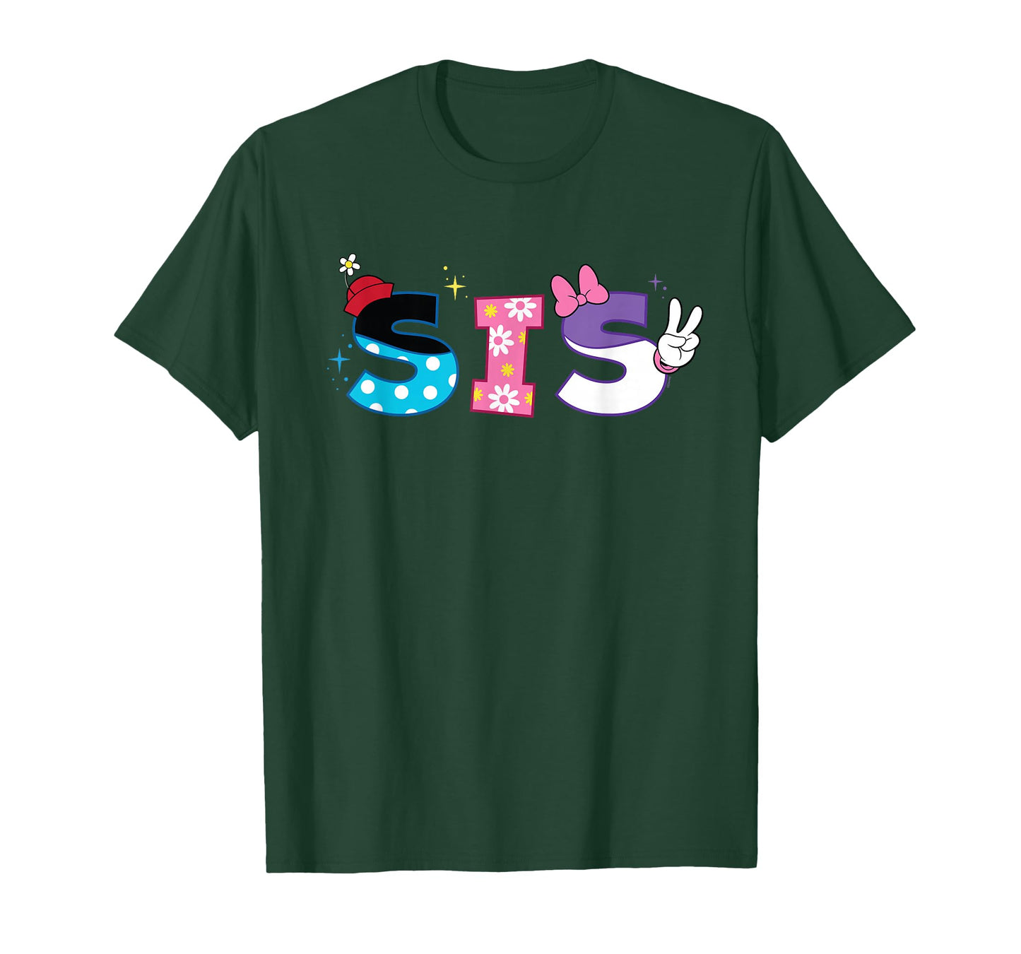 Disney Mickey Mouse and Friends Sis Family Trip Matching T-Shirt