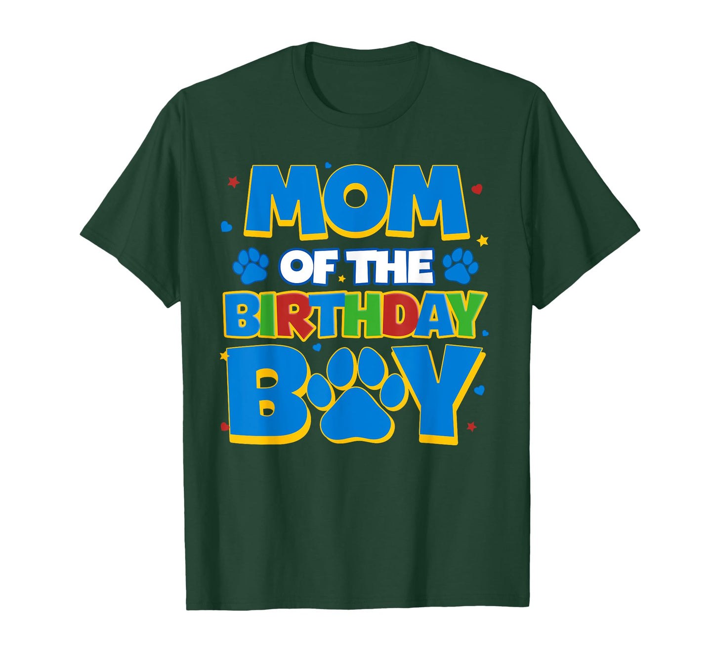 Funny Family Matching Party Shirt Mom Of The Birthday Boy T-Shirt