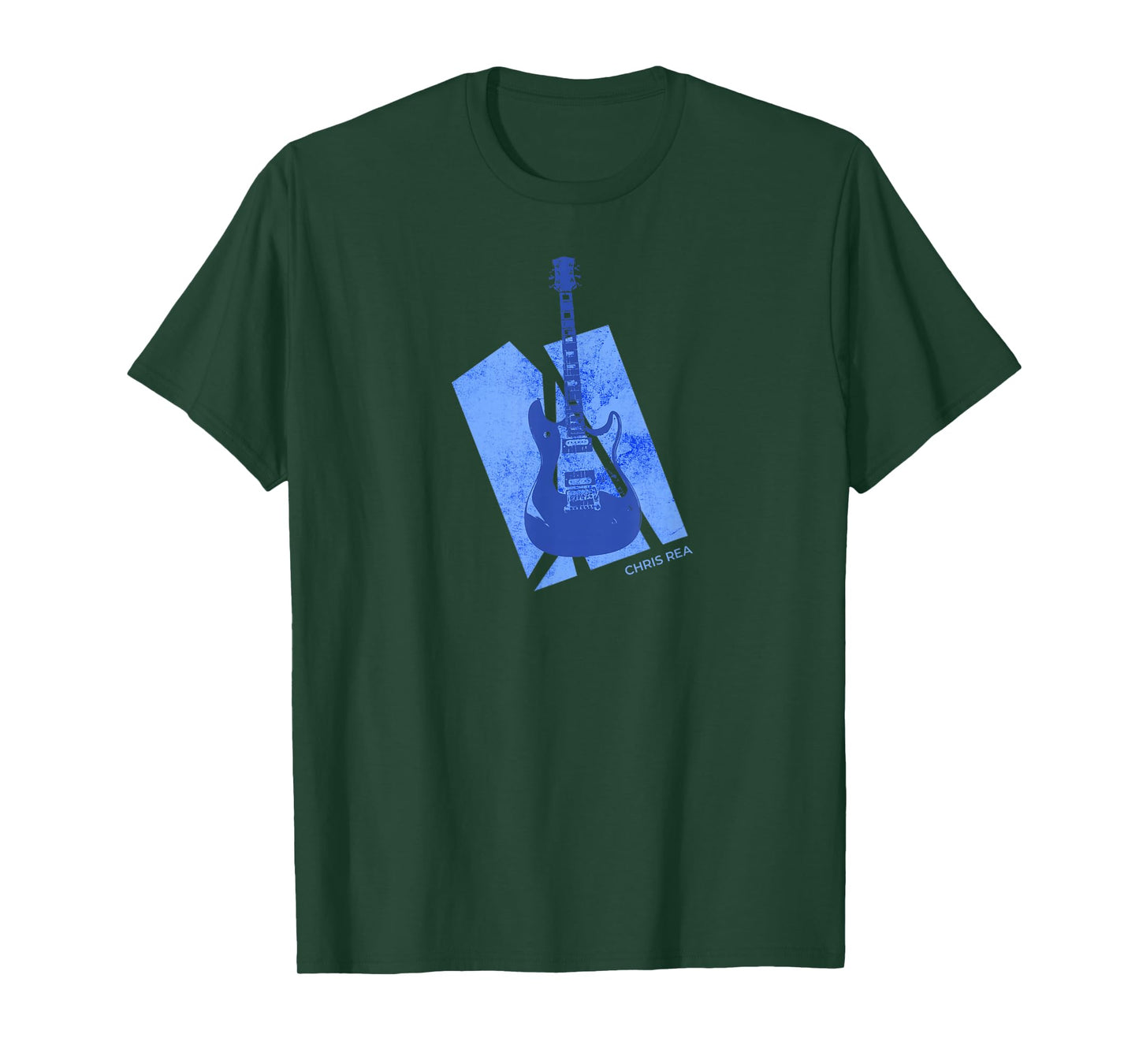 Chris Rea Logo and Guitar Official T-Shirt