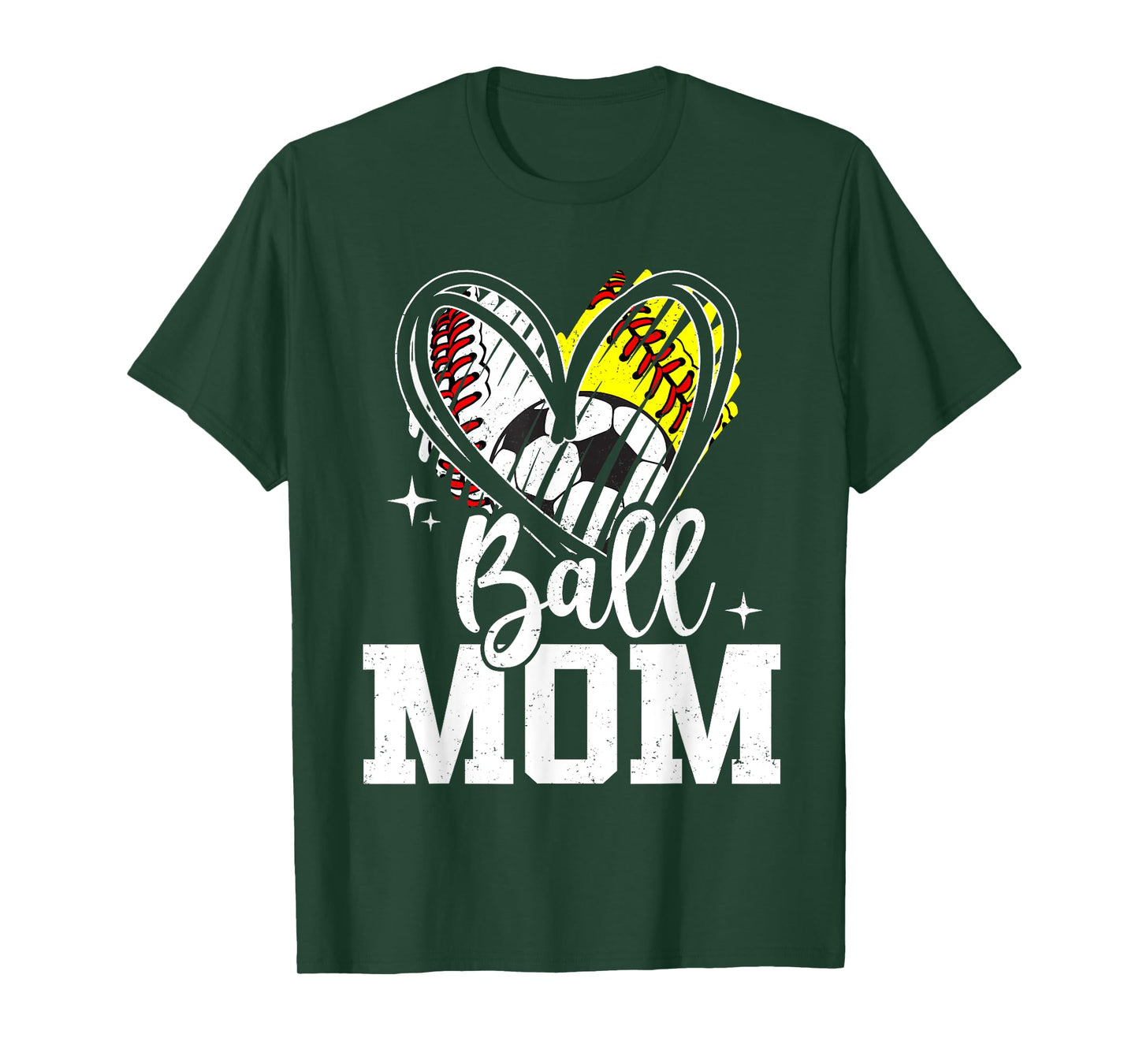 Ball Mom Baseball Softball Soccer Mom T-Shirt