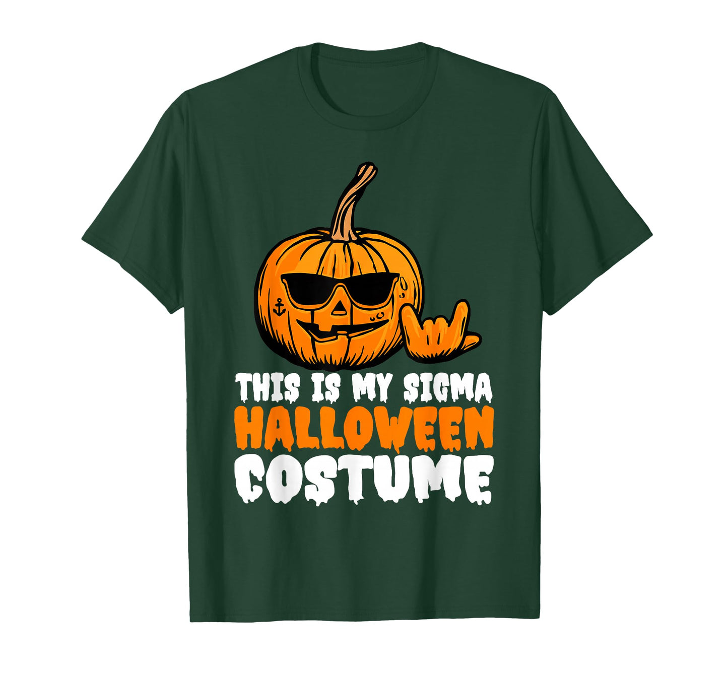 This is My Sigma Halloween Costume Teen Boys Cool Pumpkin T-Shirt