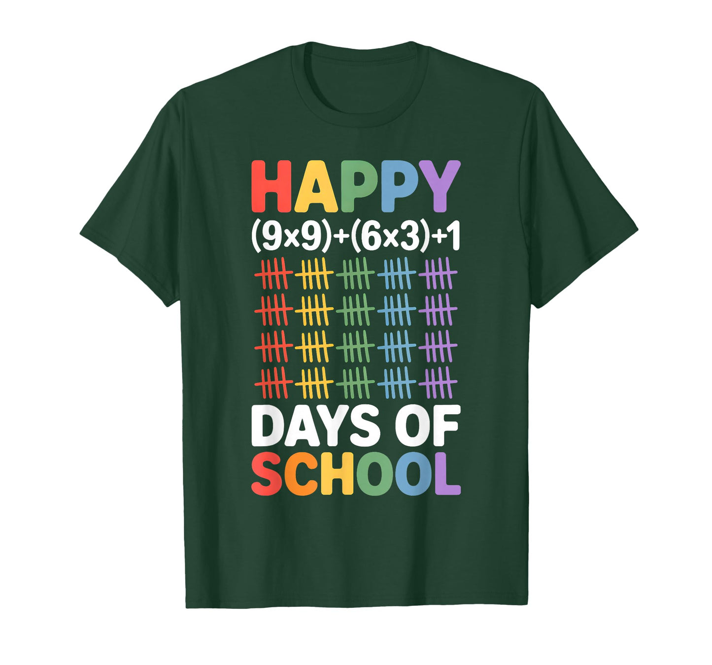 Math Formula 100 Days of School Funny Math Teacher 100th Day T-Shirt